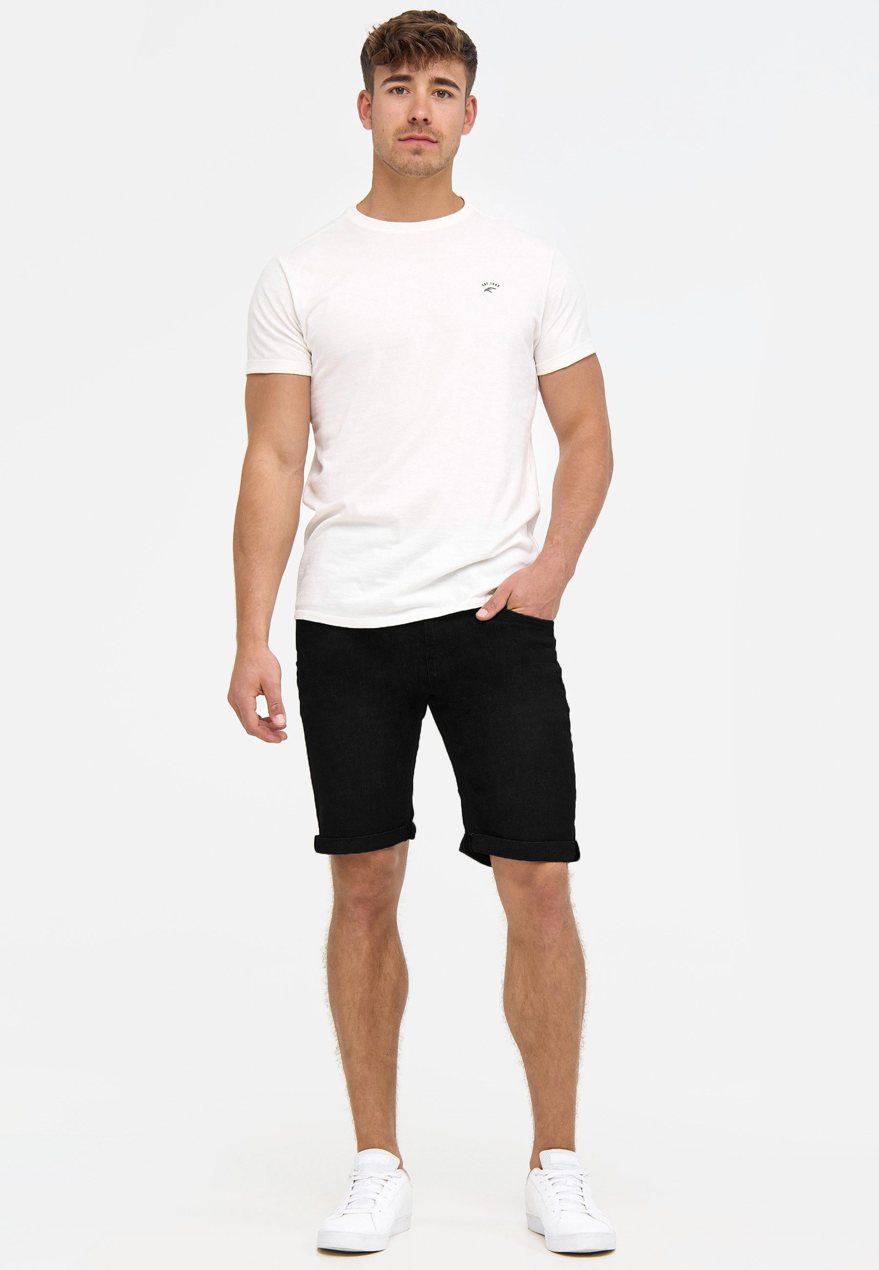 INDICODE Jeansshorts Herren Caden Jeans Shorts Herrenshorts mit 5 Taschen, Denimstyle – Bild 5 von 5