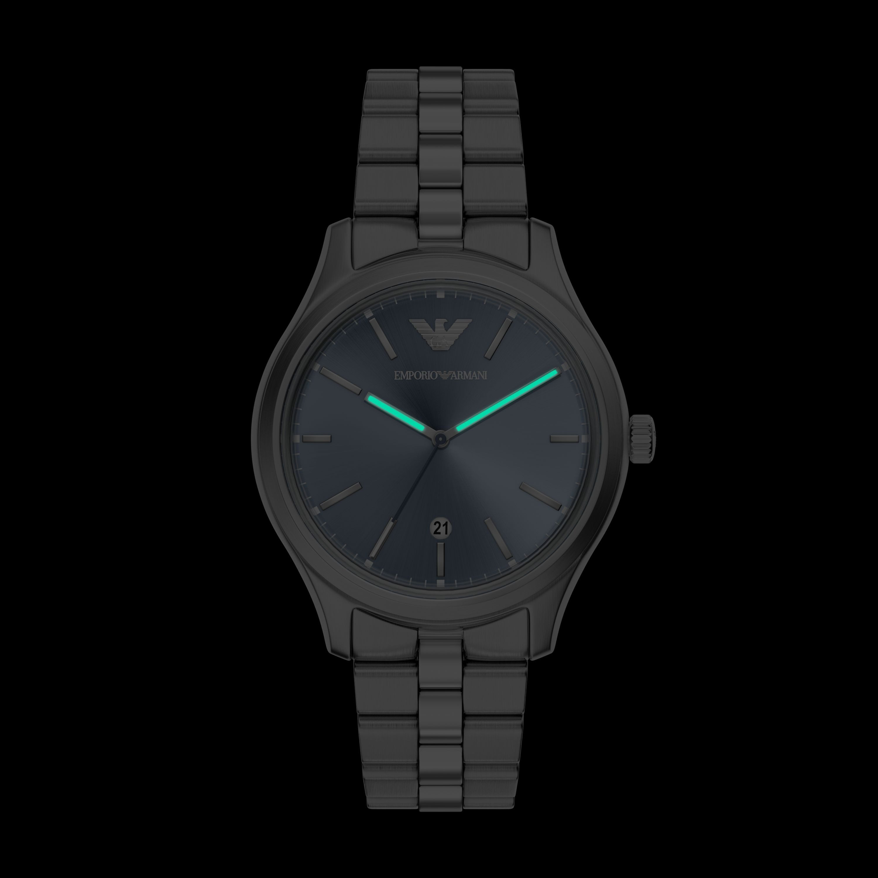 Emporio Armani Quarzuhr AR11748, Armbanduhr, Herrenuhr, Edelstahlarmband, analog, Tag – Bild 5 von 5