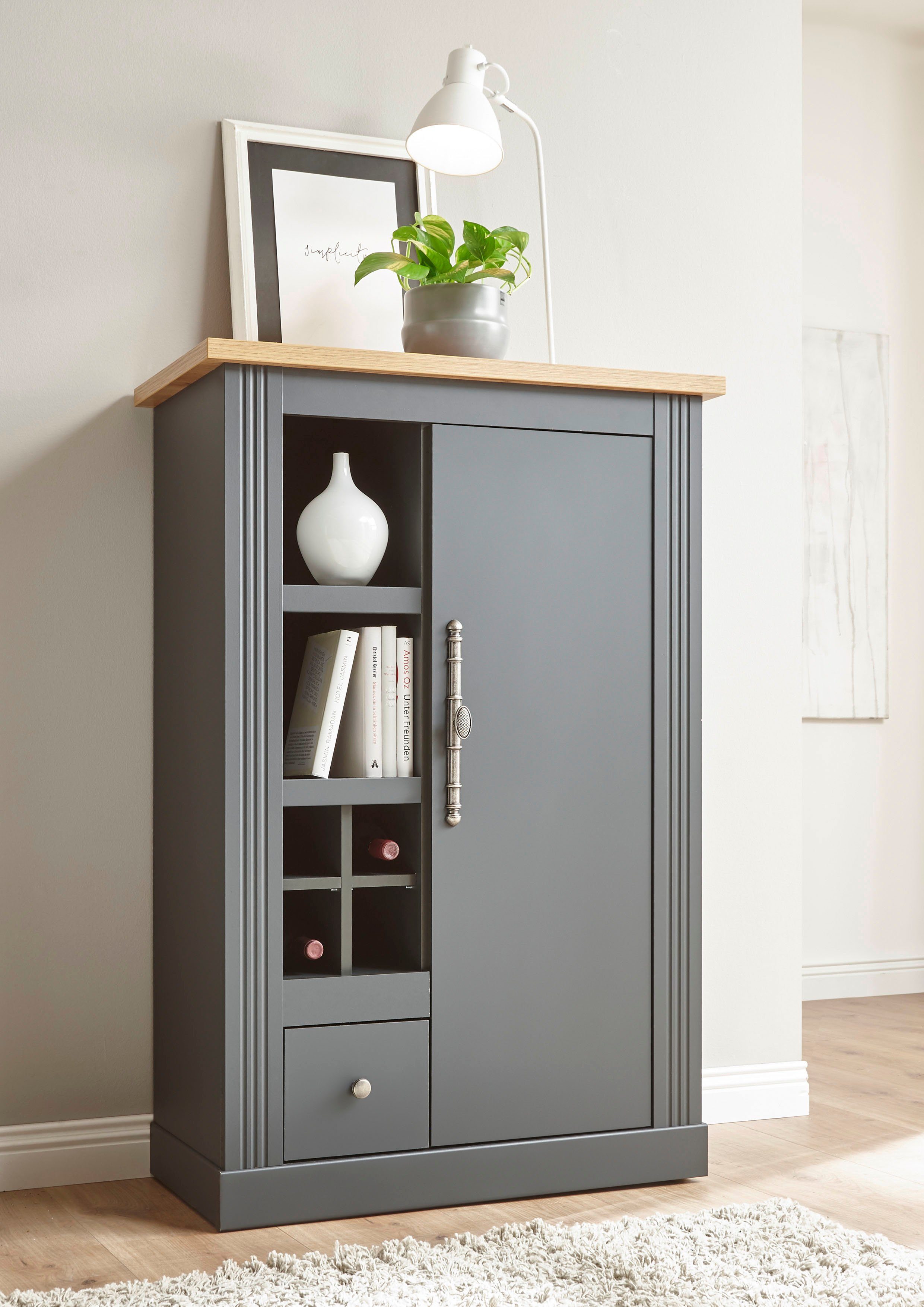 OTTO home Kommode Westminster (Höhe ca. 122cm), Schrank mit praktisch viel Stauraum