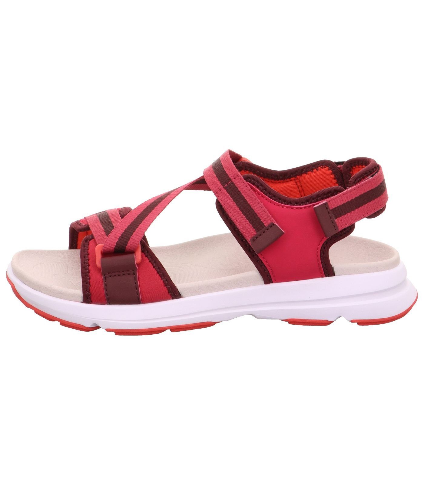 Trekkingsandale Textil Rot Sandalen Legero