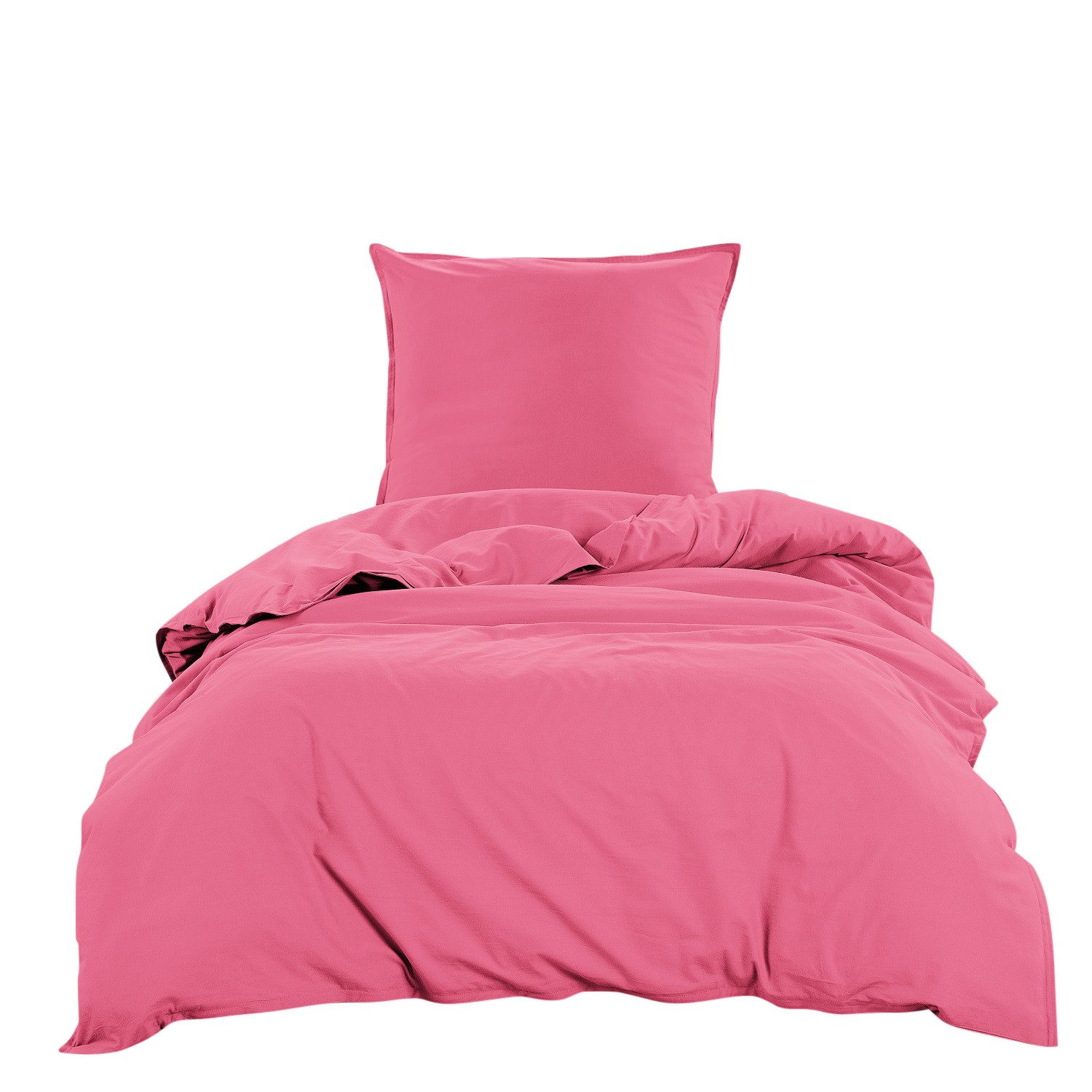 wometo Bettwäsche Stone Washed in Gr. 135x200, 155x220, Renforcé, OEKO-TEX® günstig online kaufen