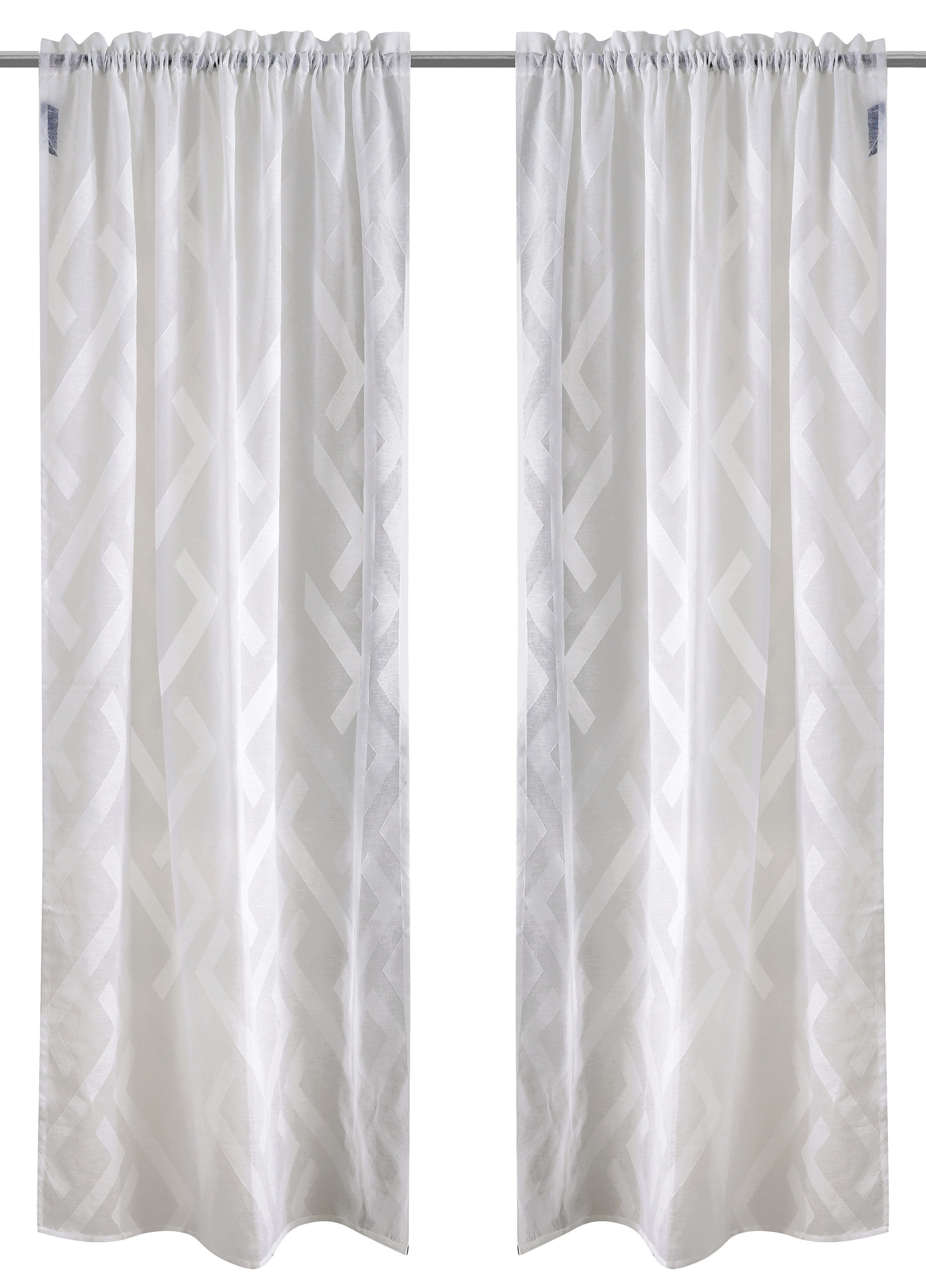 Bruno Banani Gardine Lynn (1 St), Stangendurchzug, halbtransparent, Scherli günstig online kaufen