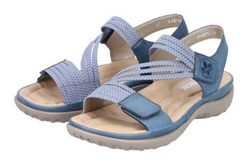 Rieker Riemchensandale, Sommerschuh, Sandalette, Keilabsatz, mit Gummizügen