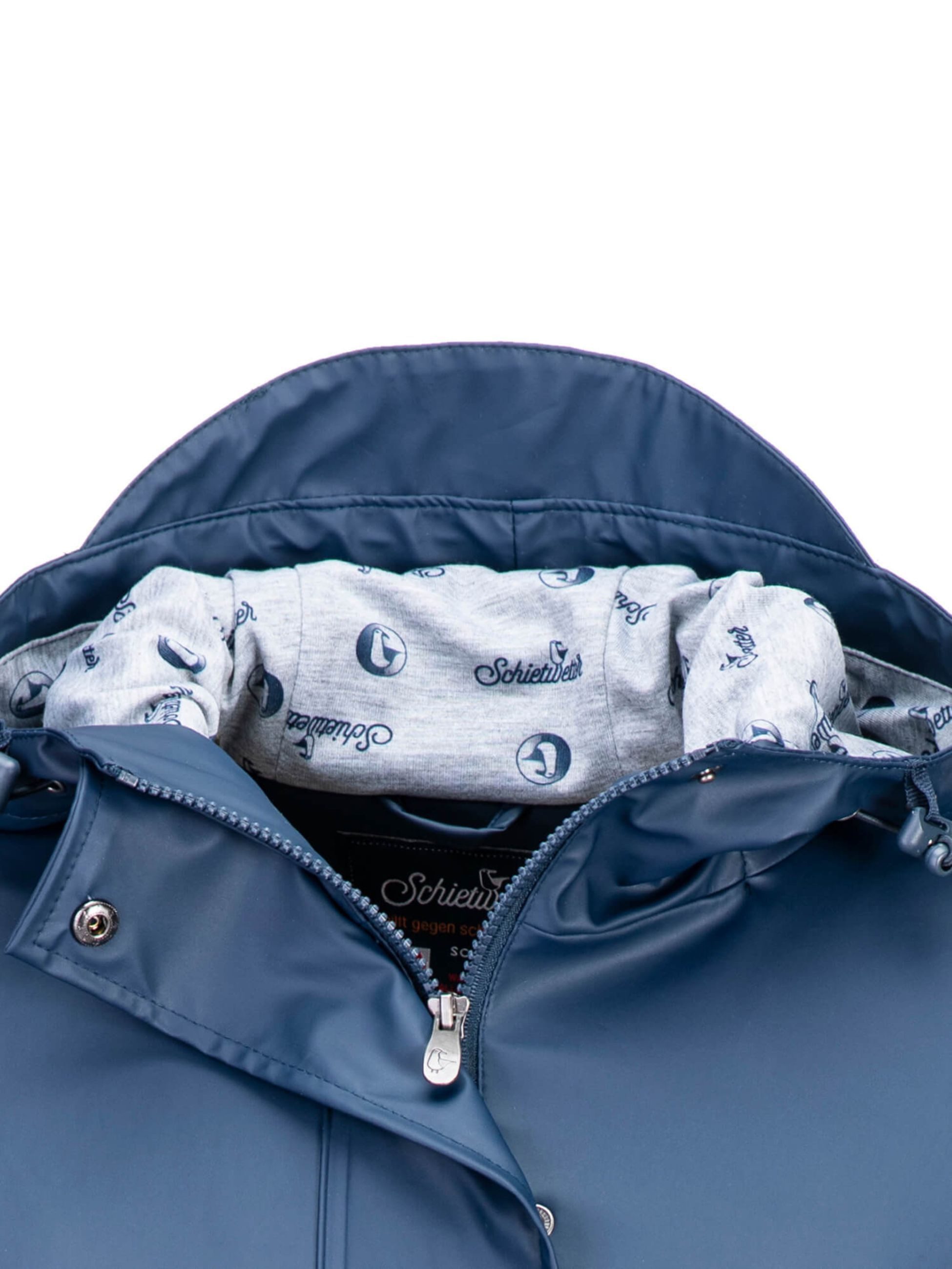 Schietwetter Regenjacke Damen Regenparka Emma lang, gefüttert, wasserdicht