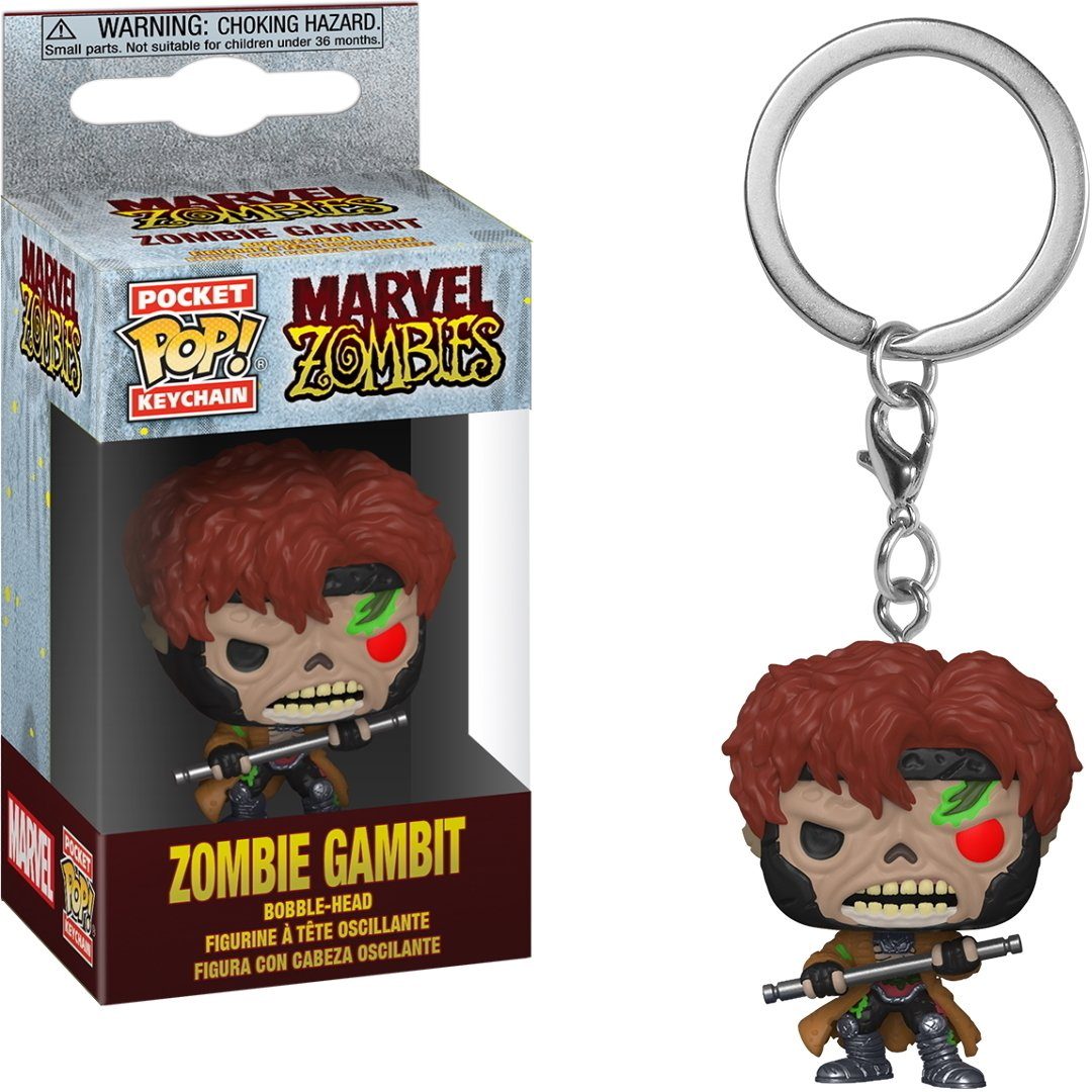 Zombies Funko Marvel Schlüsselanhänger Zombie - Gambit Pop! Pocket