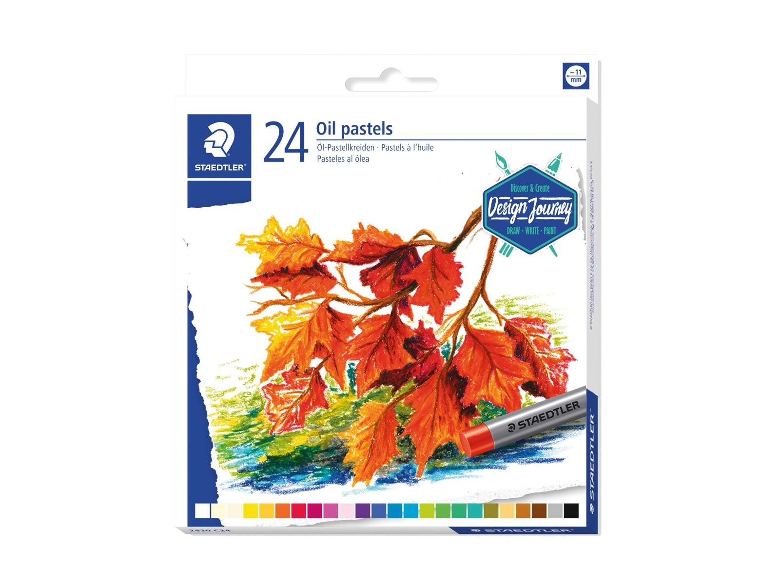 Kreidemarker STAEDTLER 2420 Öl-Pastellkreide - 11 mm - 24 Farben