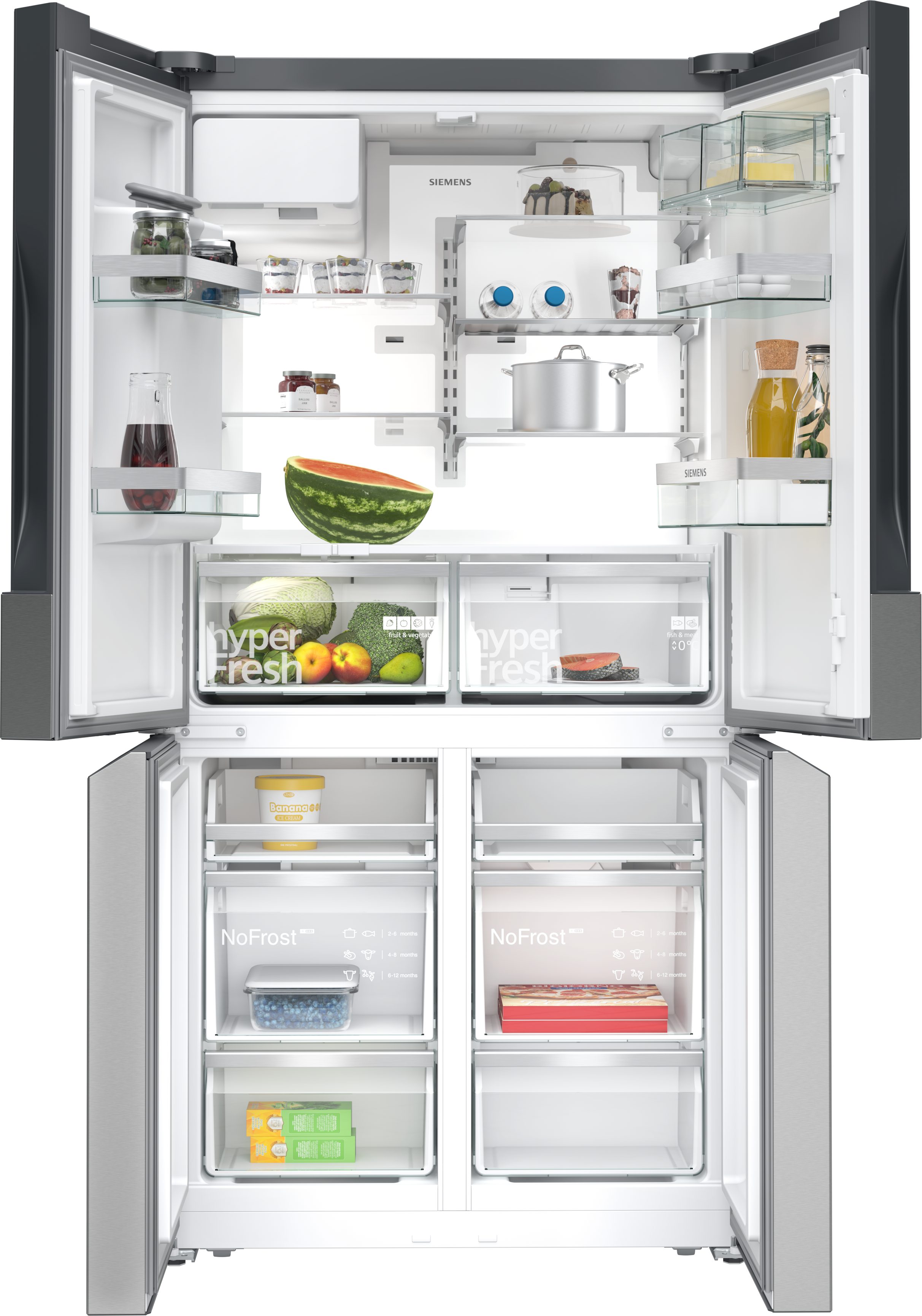 SIEMENS Multi Door iQ700 KF96DPPEA, 183 cm hoch, 90,5 cm breit