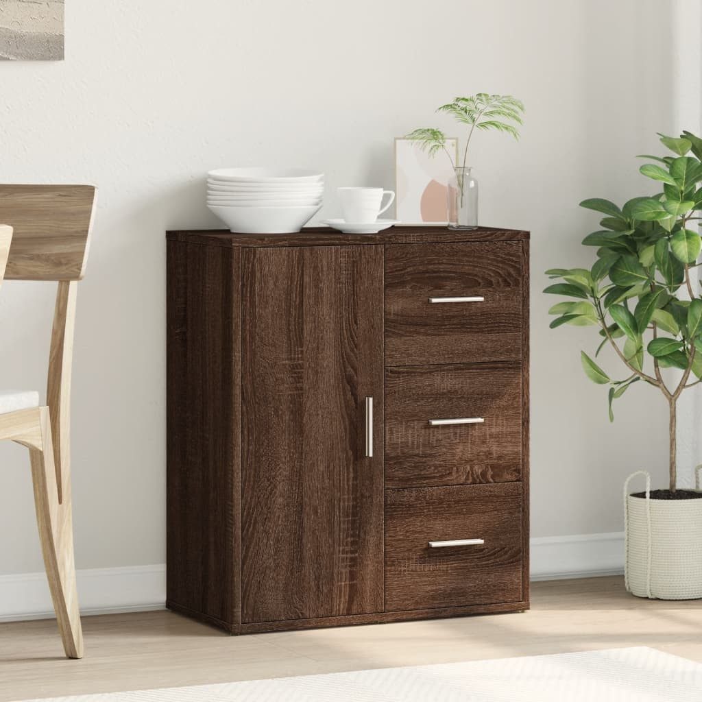 vidaXL Sideboard Sideboard Braun Eiche-Optik 60x31x70 günstig online kaufen