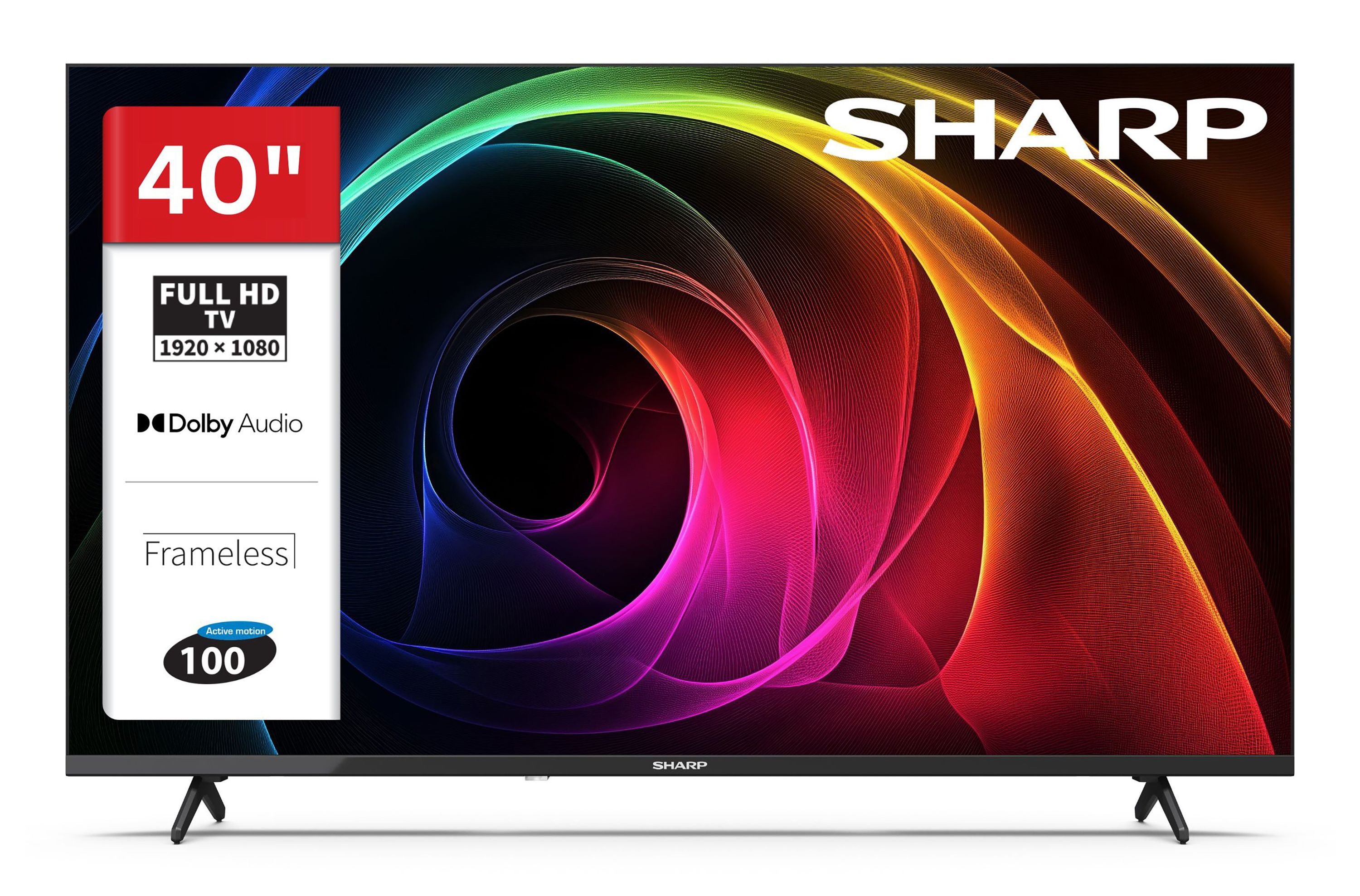 Sharp 40HA1705E LCD-LED Fernseher (101 cm/40 Zoll, Full HD, Full HD, Triple-Tuner, 3x HDMI / 2x USB)
