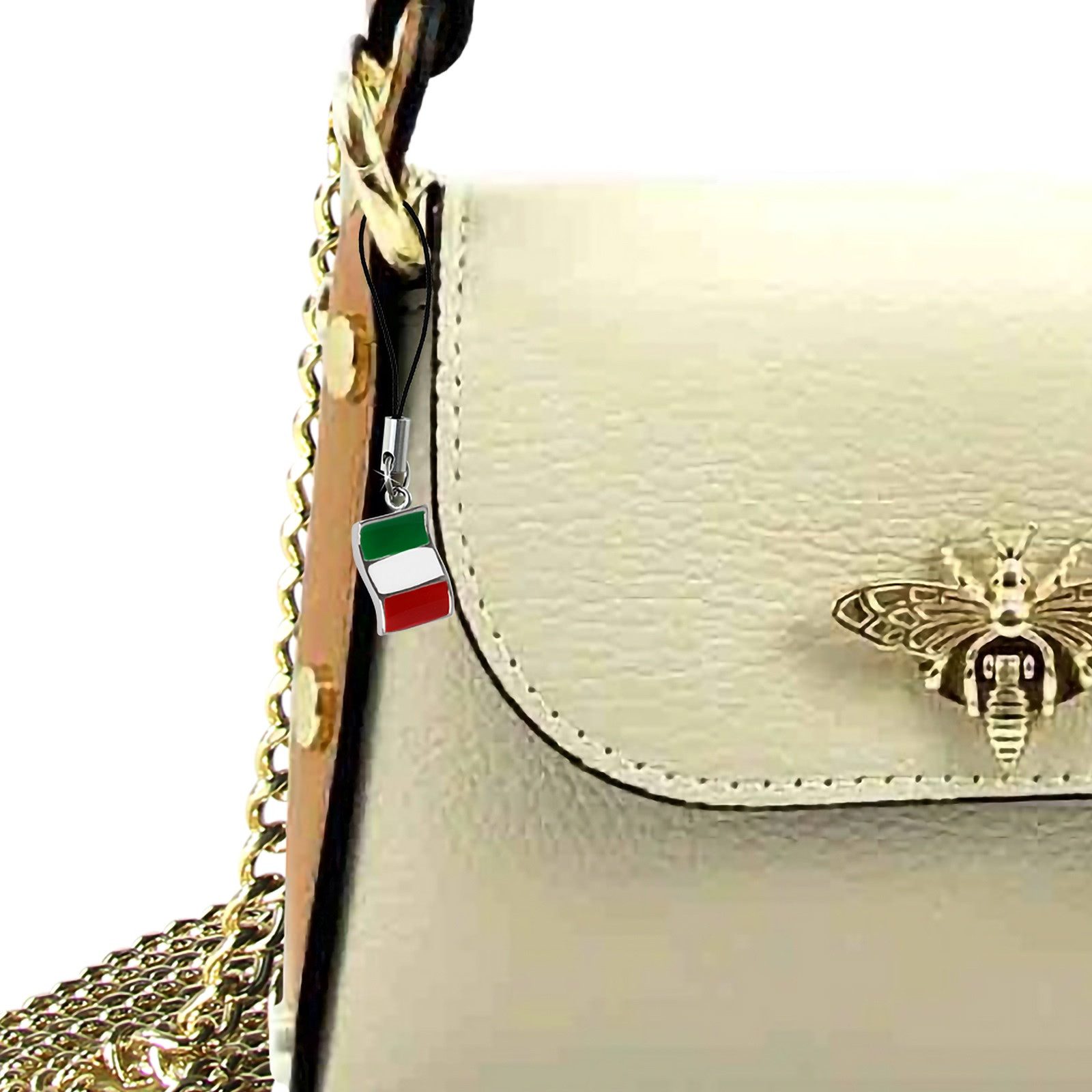 FLORENCE Umhängetasche Florence Tasche beige tan Leder (Umhängetasche), Damen Umhängetasche Echtes Leder, beige, tan ca. 14cm hoch