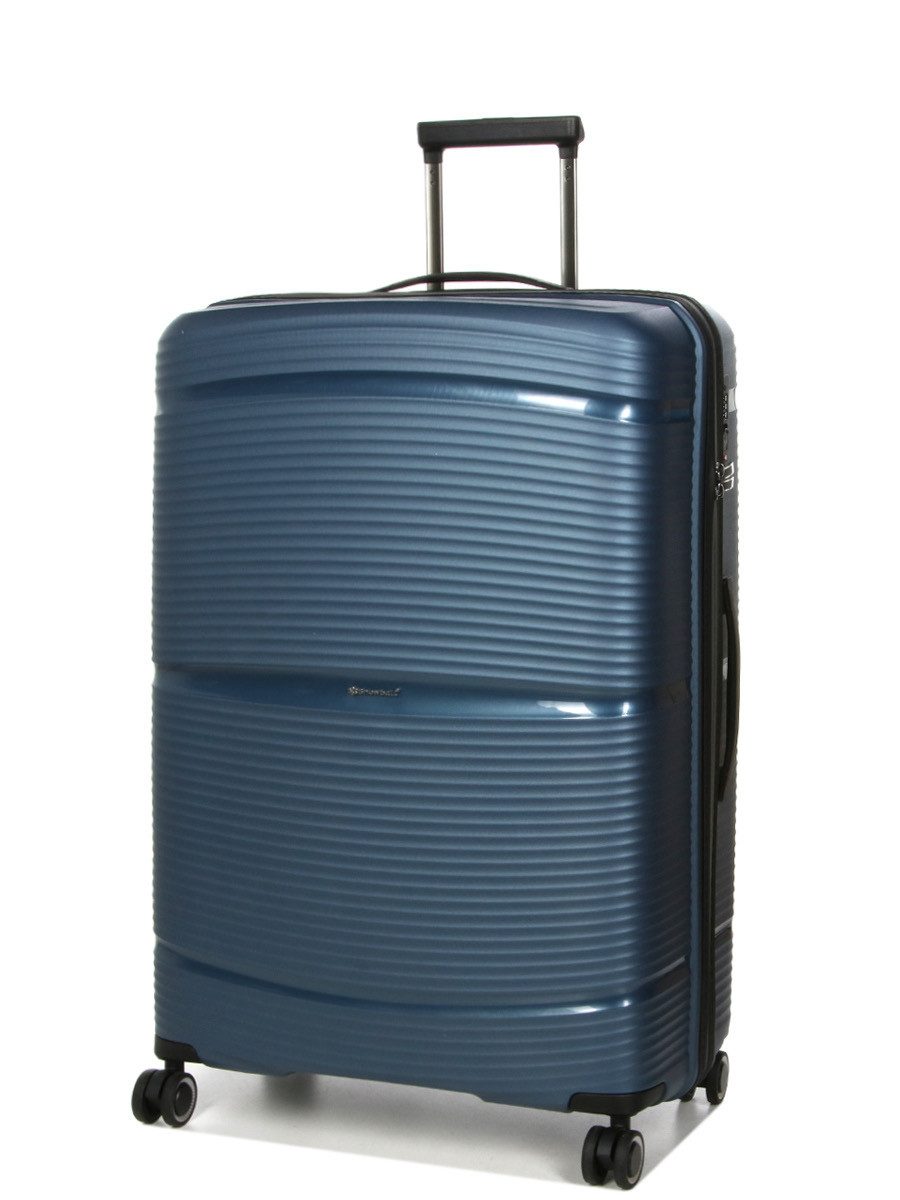 Super Solu Hartschalen-Trolley 28 Zoll / 76cm Hartschalenkoffer aus PP-Kunststoff, Reisekoffer, 4 Rollen