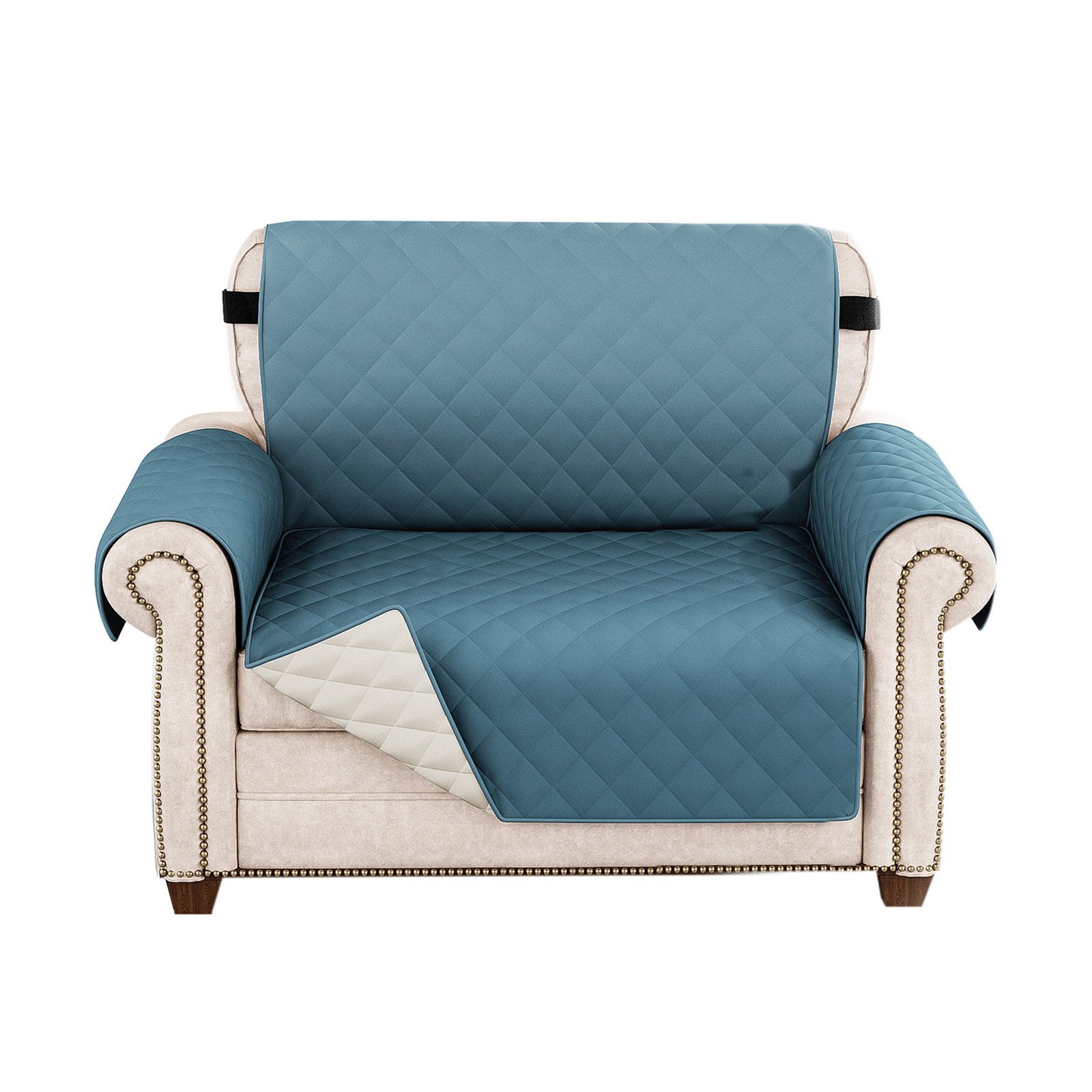 BTTO Sofahusse Sofaüberzug Wasserdichter Sofabezug 1/2/3 Sitzer, Couch Überzug mit elastischem Band