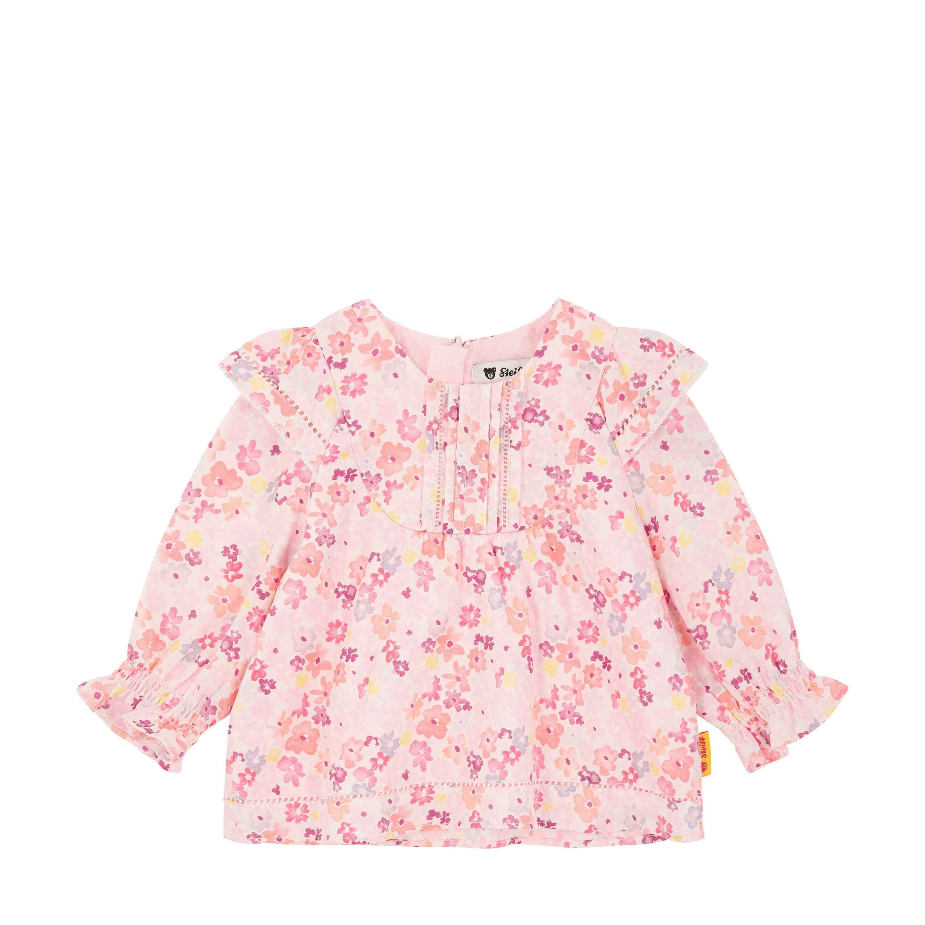 Langarmbluse Bluse langarm Balletcore, gefüttert