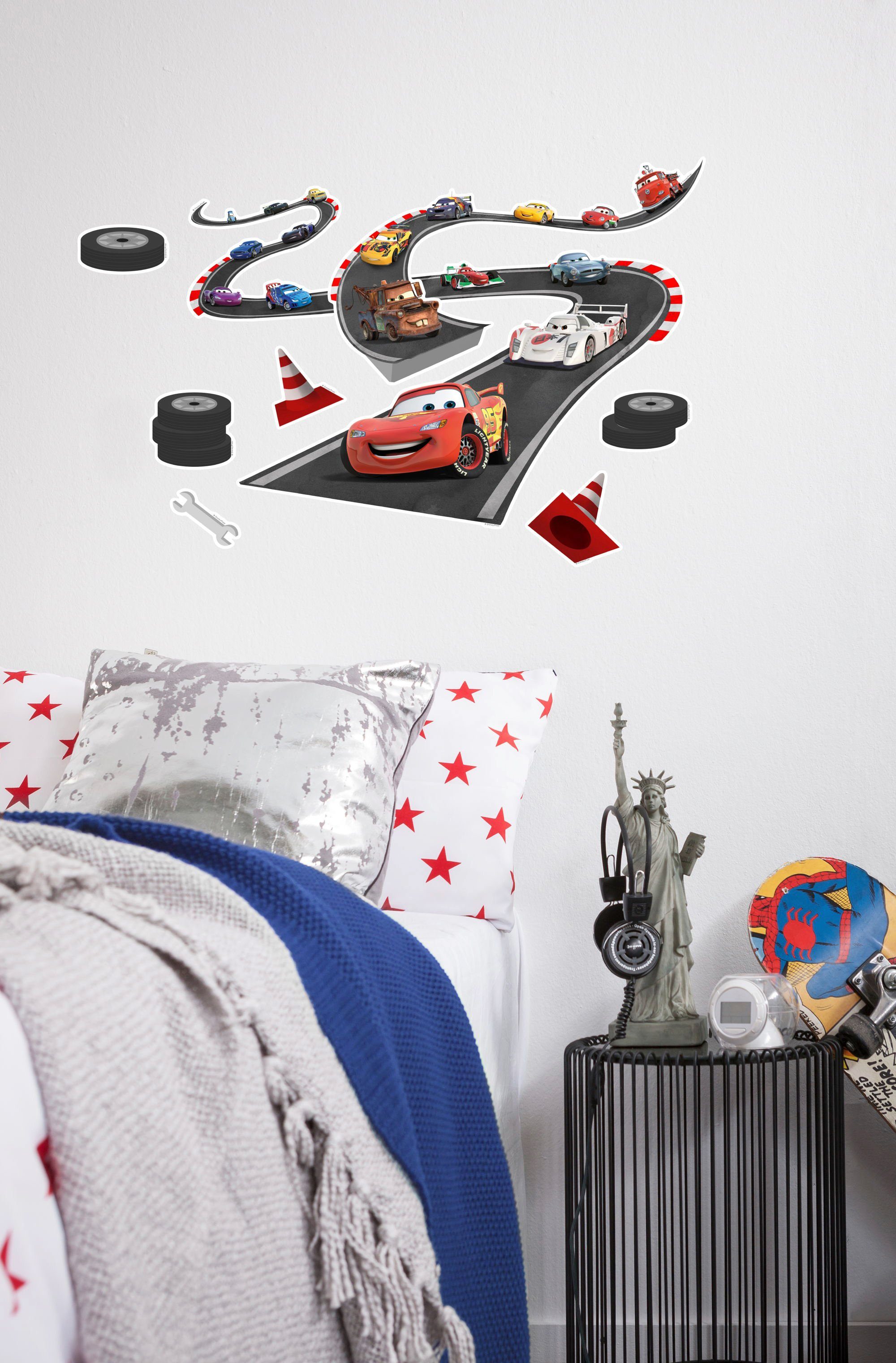 Komar Deko-Sticker Cars Track 50 cm x 70 cm günstig online kaufen
