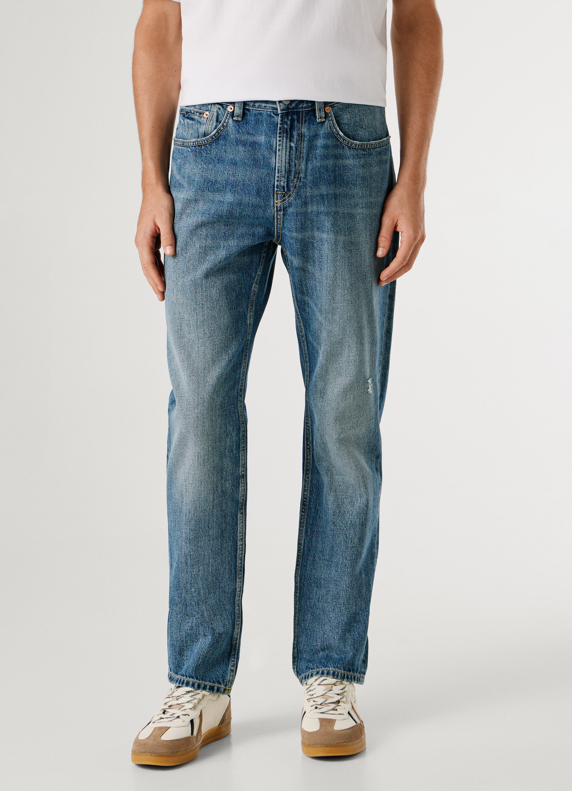 Pepe Jeans 5-Pocket-Jeans BYRON FS MIDNIGHT FADE Regular Waist
