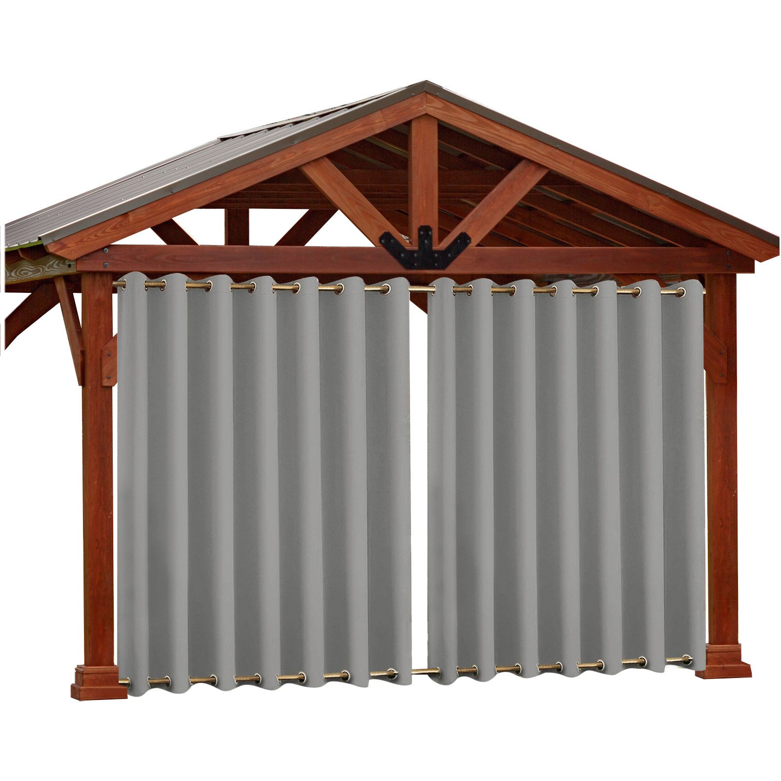 Rosnek Vorhang Outdoor Thermisch isoliert, for Garten Pergola,Rasen Terrass günstig online kaufen