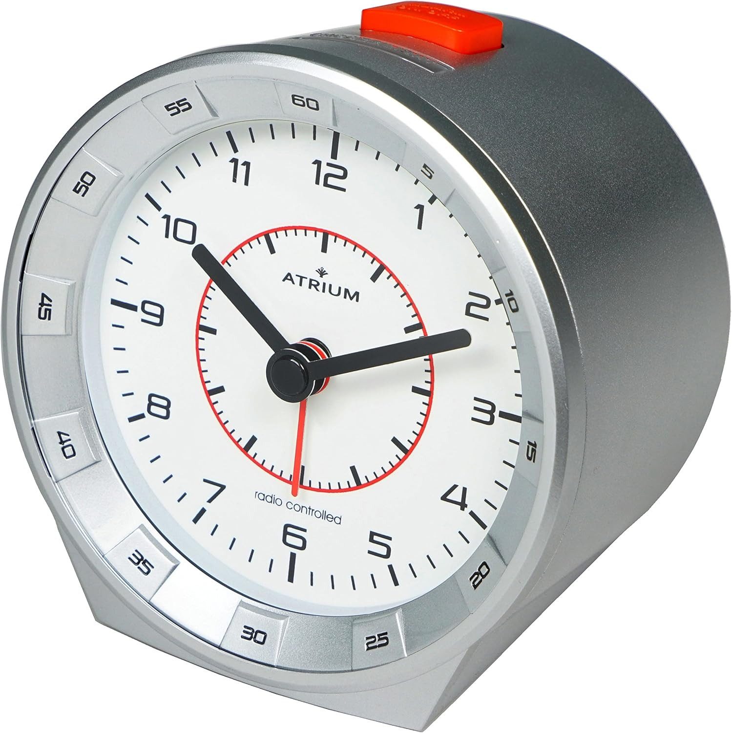 Atrium Funkwecker A960 Analog ohne Ticken Licht autom. Nachtlicht Snooze