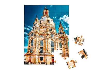 puzzleYOU Puzzle Die Frauenkirche in Dresden, Deutschland, 48 Puzzleteile, puzzleYOU-Kollektionen Dresden, Deutsche Städte