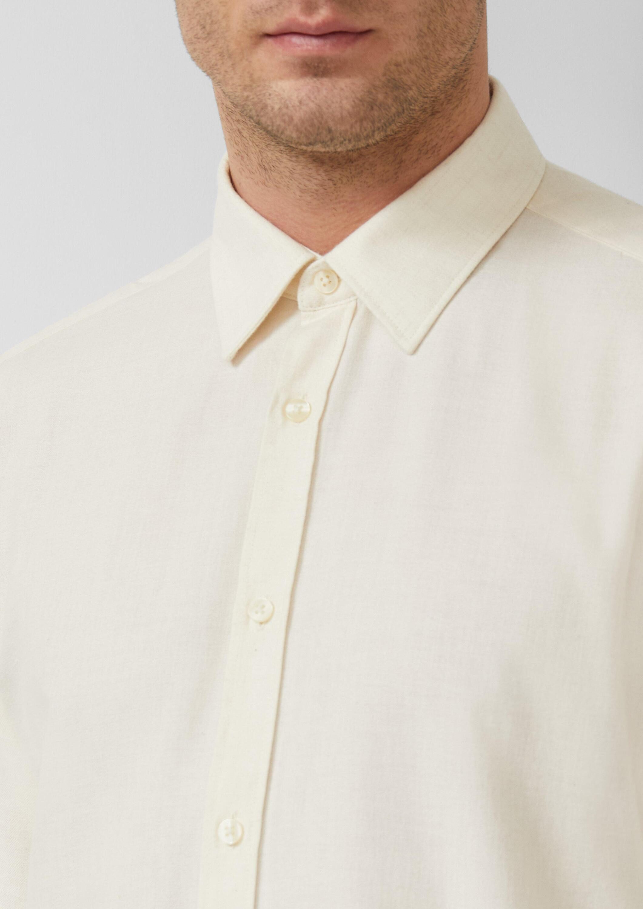 s.Oliver Langarmhemd Hemd Regular Fit: Hemd aus feinem Baumwollflanell