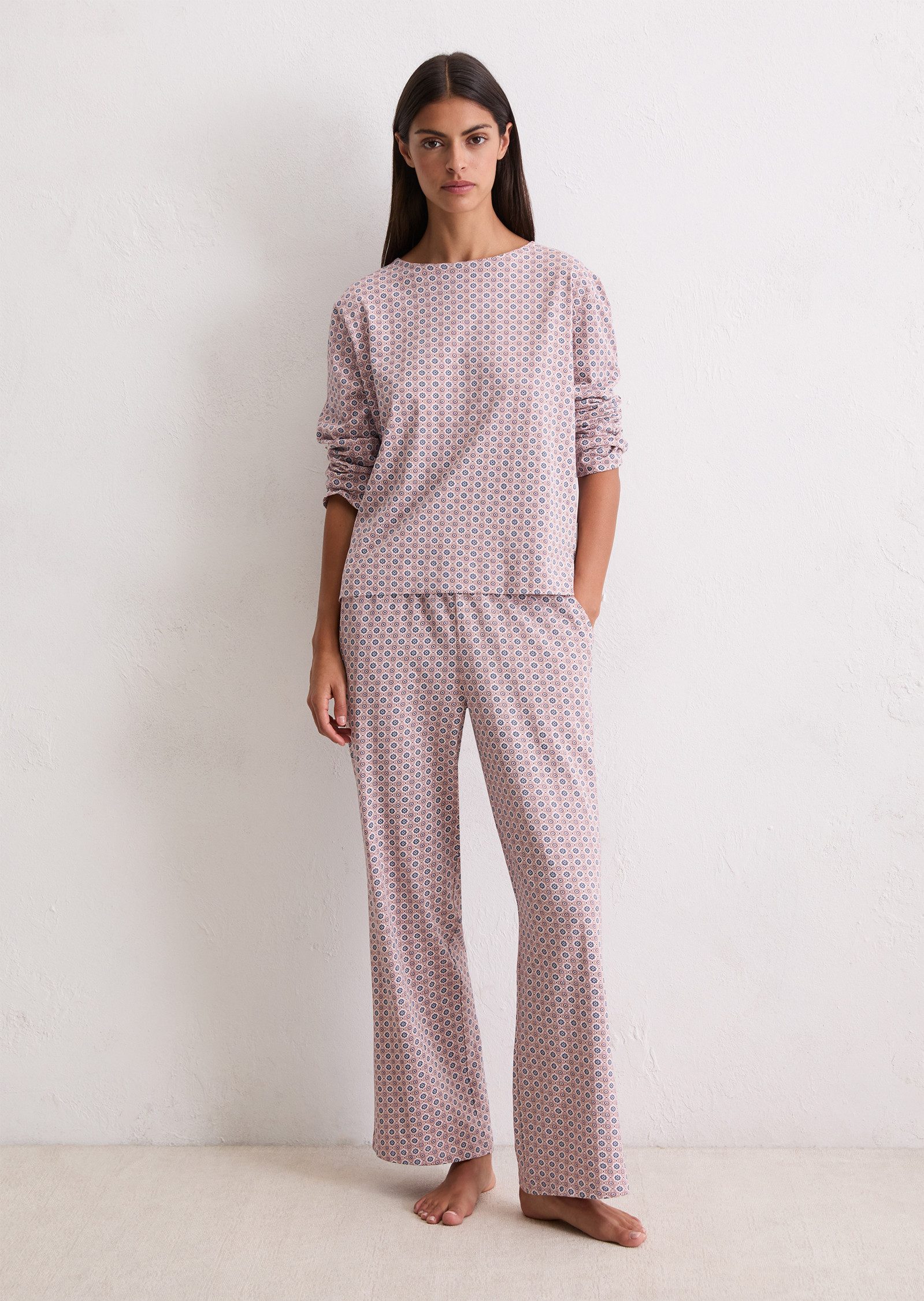 Marc O'Polo Langarmshirt Mix -n-Match Lange Ärmel, Rundhalsausschnitt, Cott günstig online kaufen