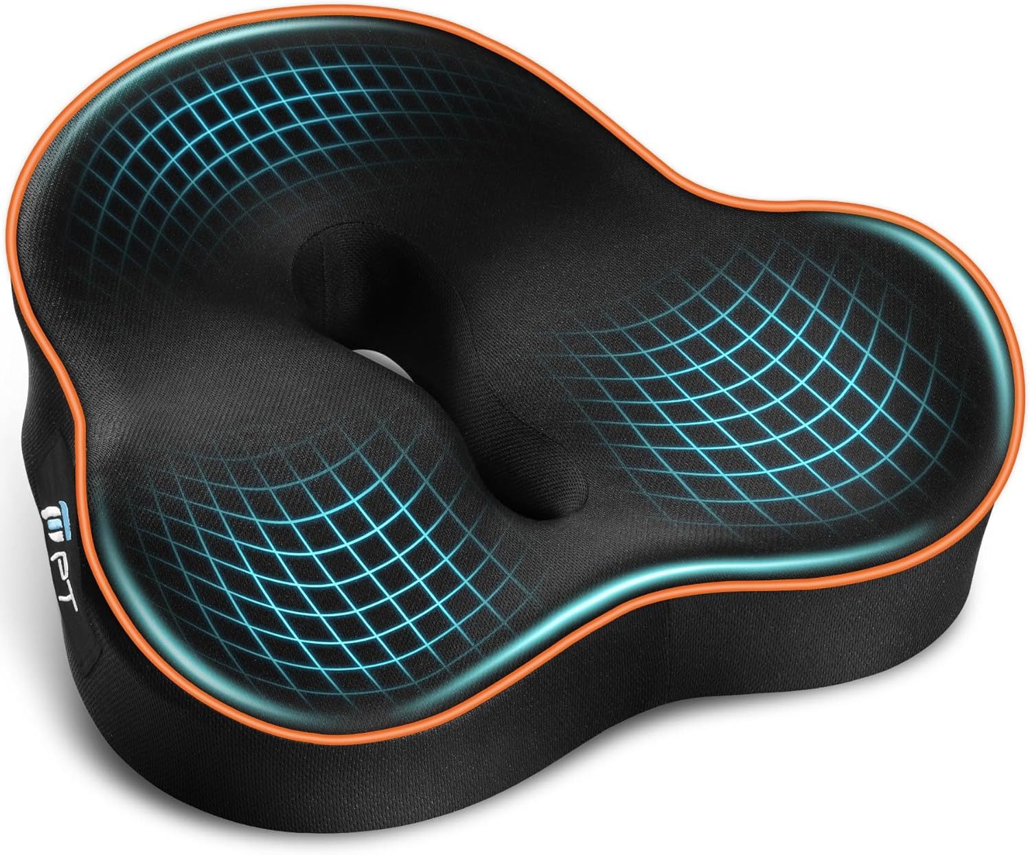 POPOLIC Sitzkissen Bürostuhl-Sitzkissen mit ergonomischer Stützfunktion, Stützdesign, rutschfeste Sitzkissen für professionelles Büro,Zuhause und Autofahren