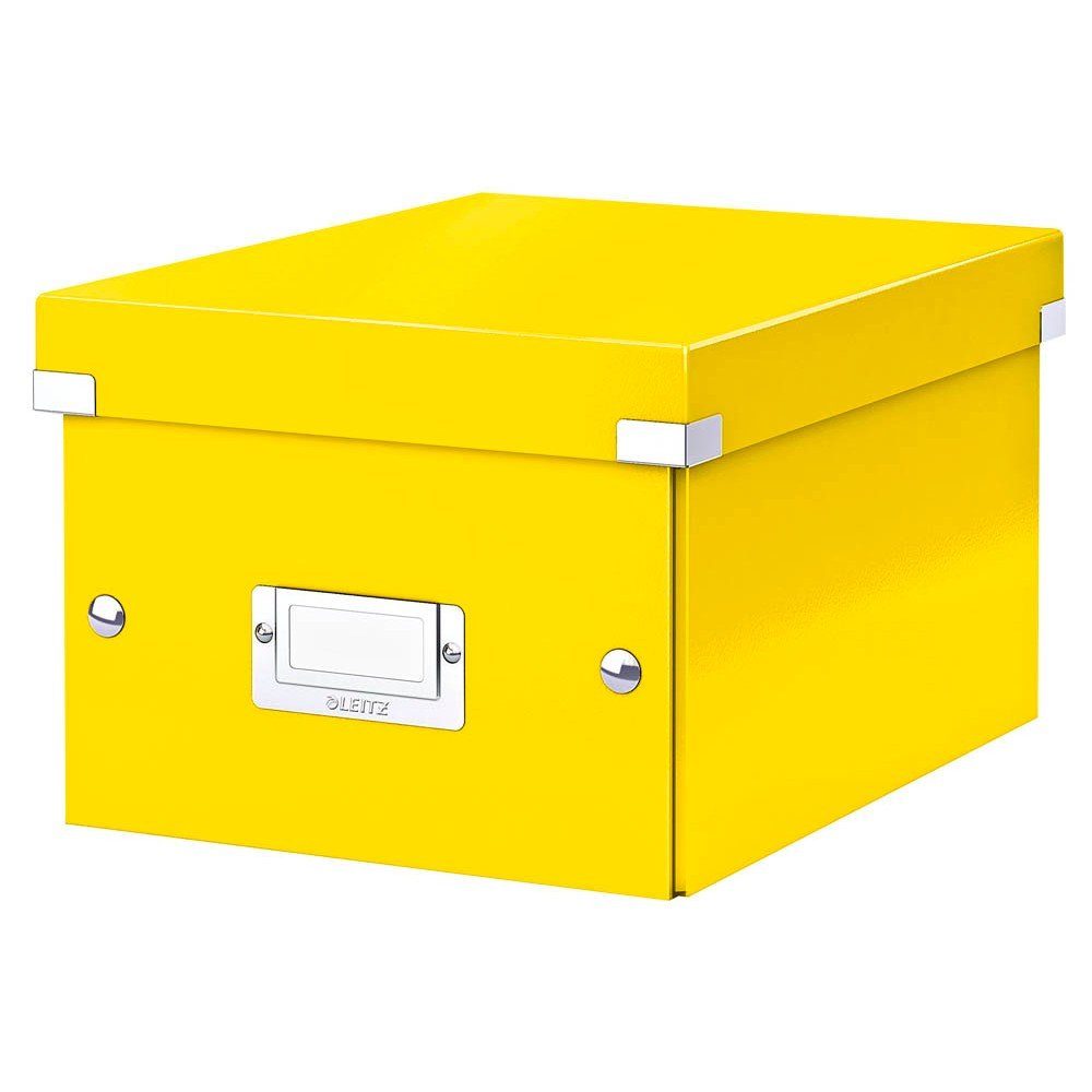 LEITZ Aufbewahrungsbox 1 Aufbewahrungsbox 22x16x28,2cm Click & Store WOW gelb