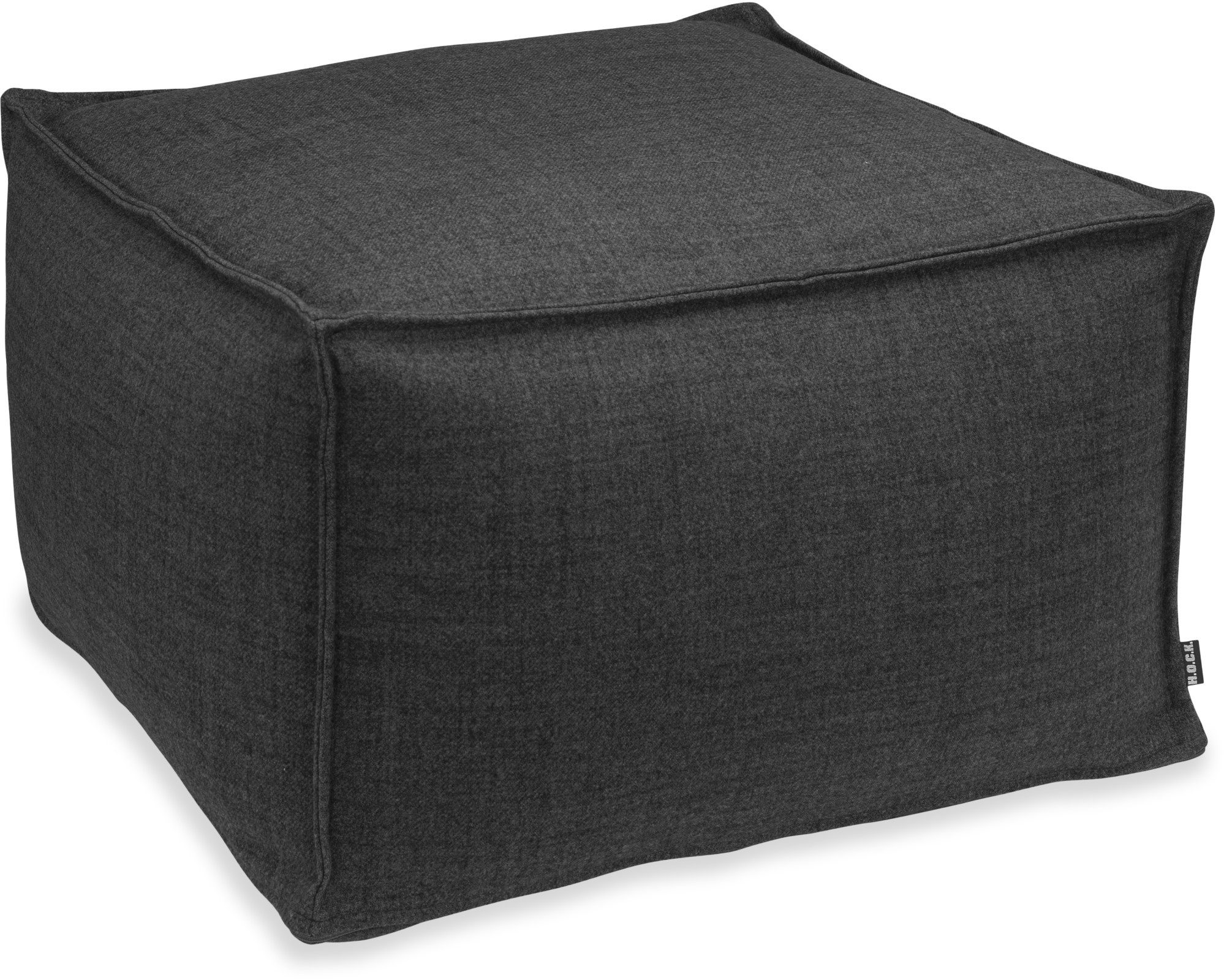 H.O.C.K. Sitzhocker H.O.C.K. Livigno Bean Cube Pouf 55x55x35cm, Hocker, Bar günstig online kaufen