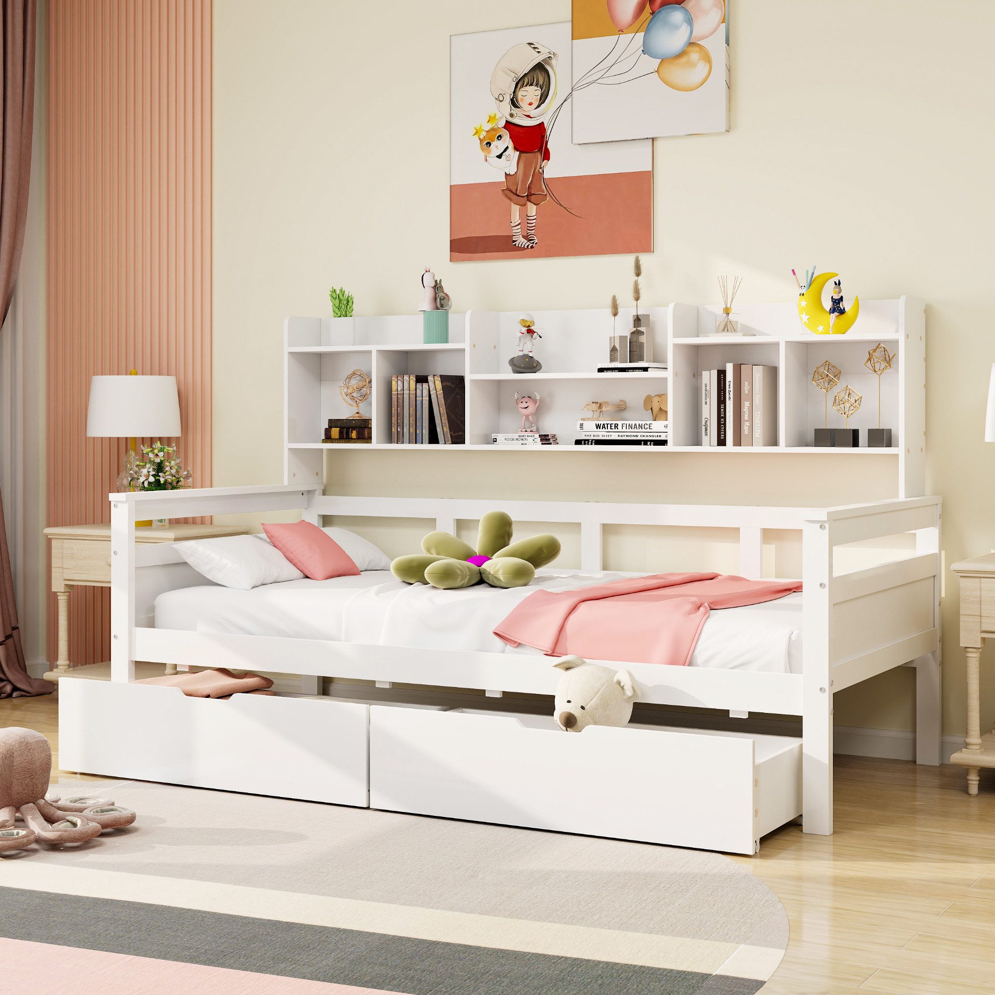 HAUSS SPOLE Schlafsofa 90x200cm mit Schubladen günstig online kaufen