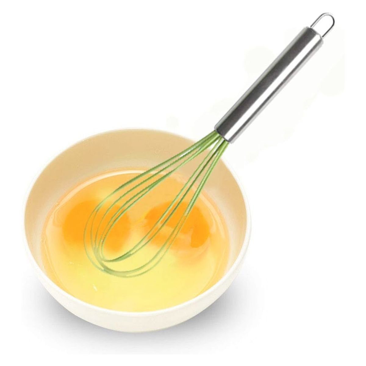 König Design Kochbesteck-Set Silikon Teigschaber Spatel Antihaft Back Schaber Kochset Schneebesen (Set, 5-tlg., 3 x Kochlöffel, 1 x Schneebesen, 1 x Pinsel), Sp – Bild 4 von 5