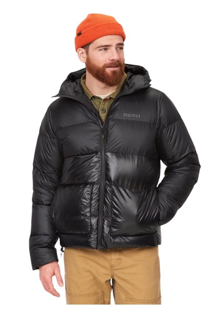 Marmot Winterjacke Winter-Daunenjacke Guides Down Hoody 2024 schwarz Herren