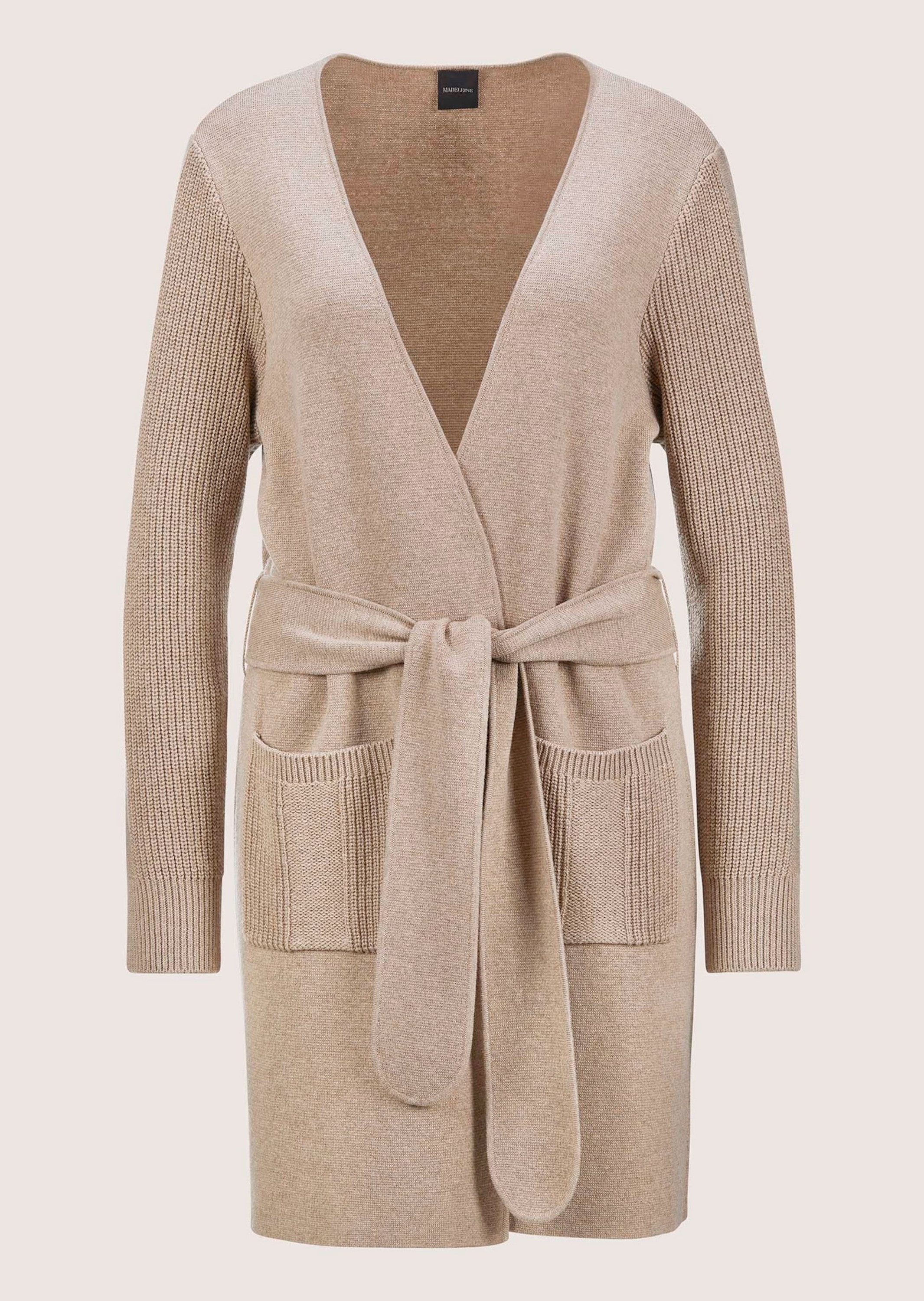 MADELEINE Strickjacke Lange Strickjacke
