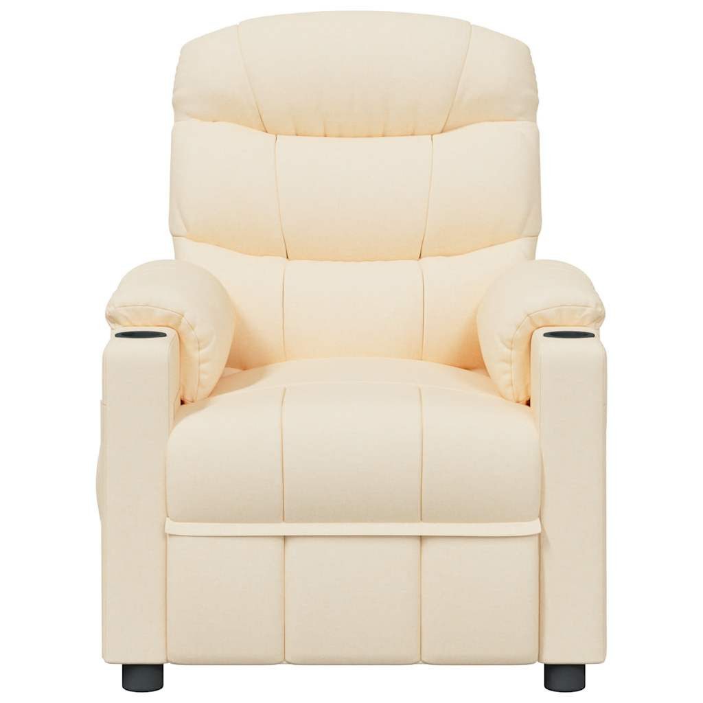vidaXL Massagesessel Massagesessel Creme Stoff (1-St) günstig online kaufen