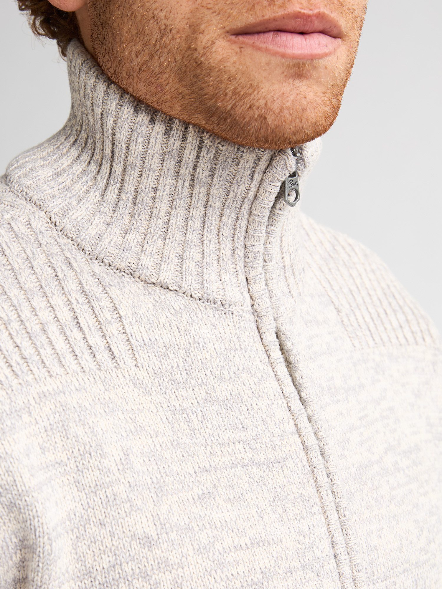 Petrol Industries Strickjacke mit Stehkragen – Bild 5 von 5