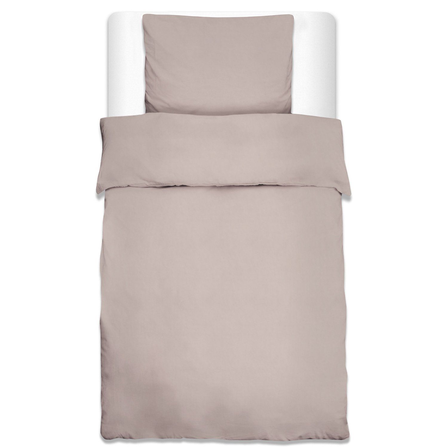 Beautissu Bettwäsche 1er Set Renforcé Bettwäsche Set Julie, 135x200cm, 2tlg günstig online kaufen