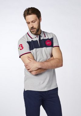 NAVIGATOR Poloshirt im Regular-Fit mit Blockstreifen