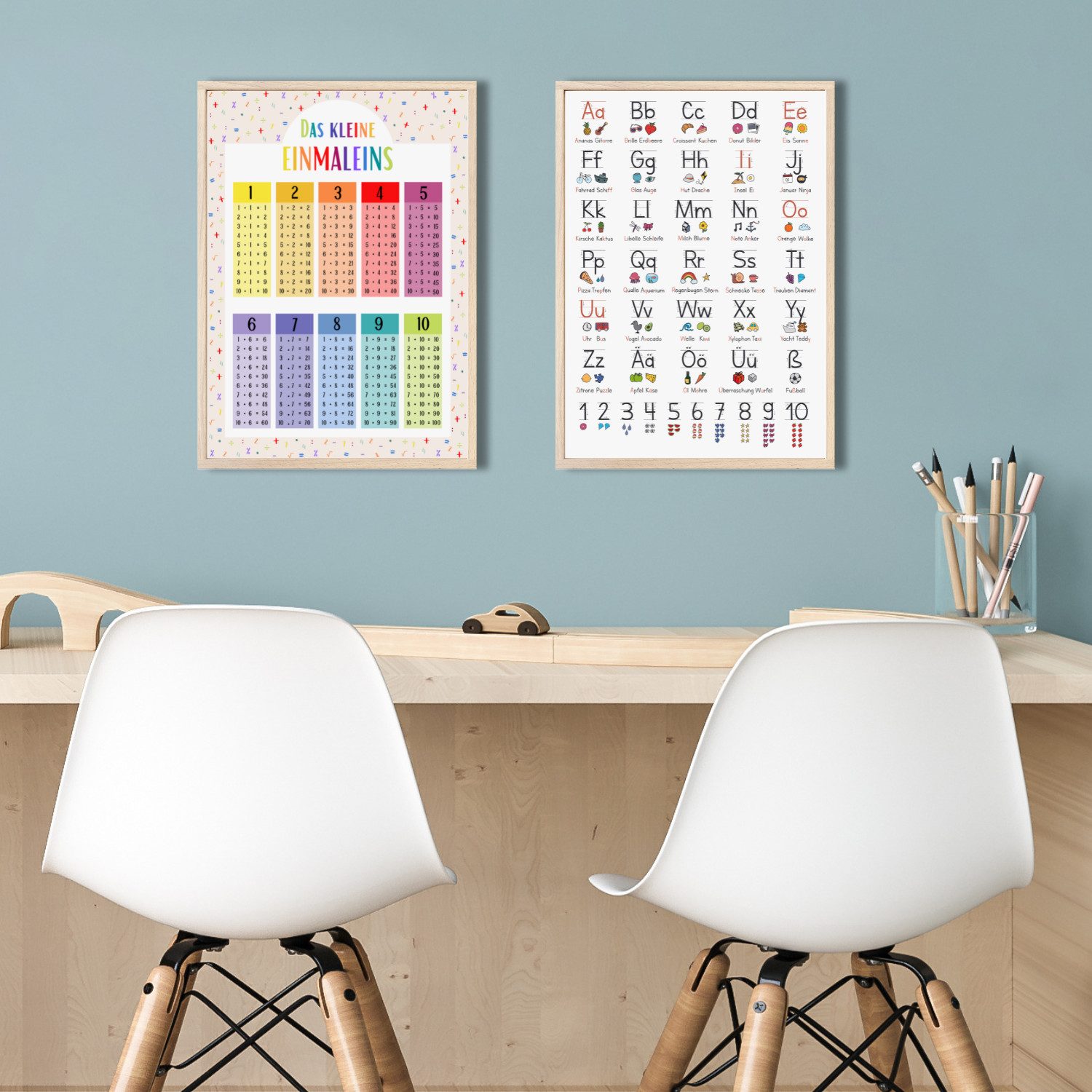 MeinBaby123® Poster 1x1, Einmaleins Trainer, Lernposter günstig online kaufen