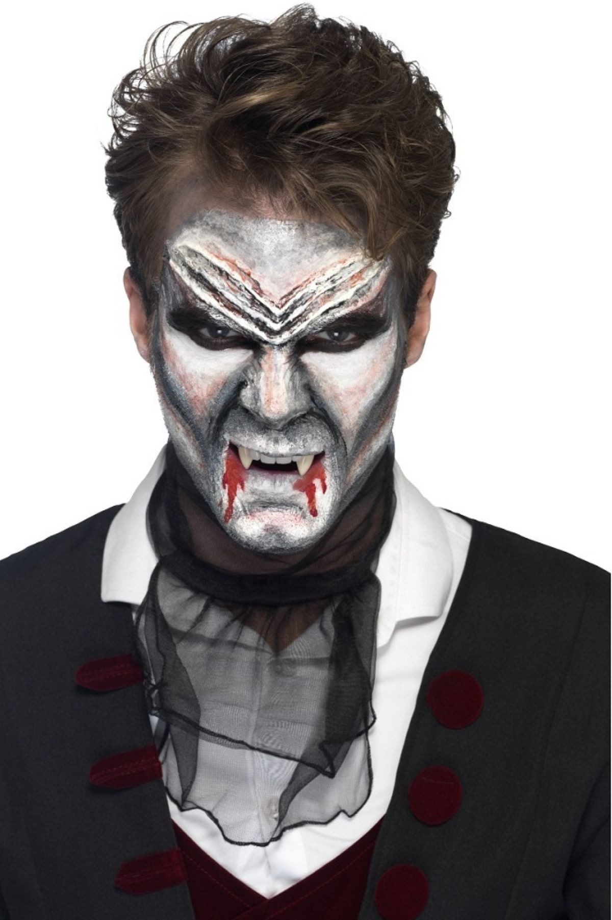 Smiffys Theaterschminke Flüssiglatex Set mit Applikator 4 x 29,5 ml - Vamp