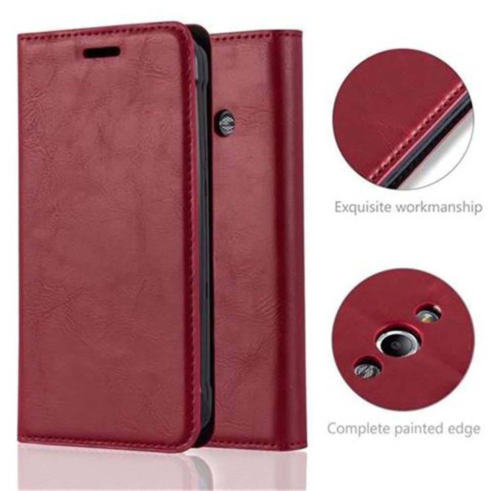 Cadorabo Handyhülle für Samsung Galaxy XCover 3 Hülle Samsung Galaxy XCover 3, Hülle Schutzhülle mit Standfunktion, Magnetverschluss und Kartenfach