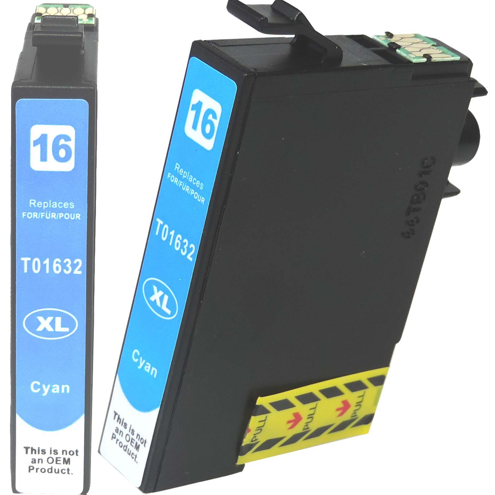 Tintenpatrone 5-Farben Kompatibel Epson 16XL, Füller, Multipack T1636, D&C C13T16364010