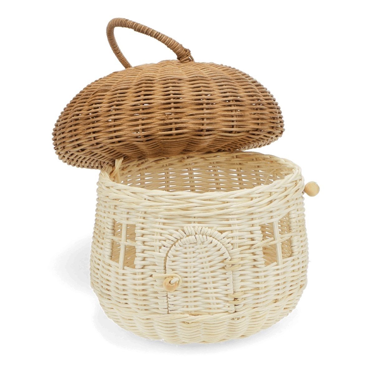Rex London Aufbewahrungskorb Rattan Korb Pilz günstig online kaufen