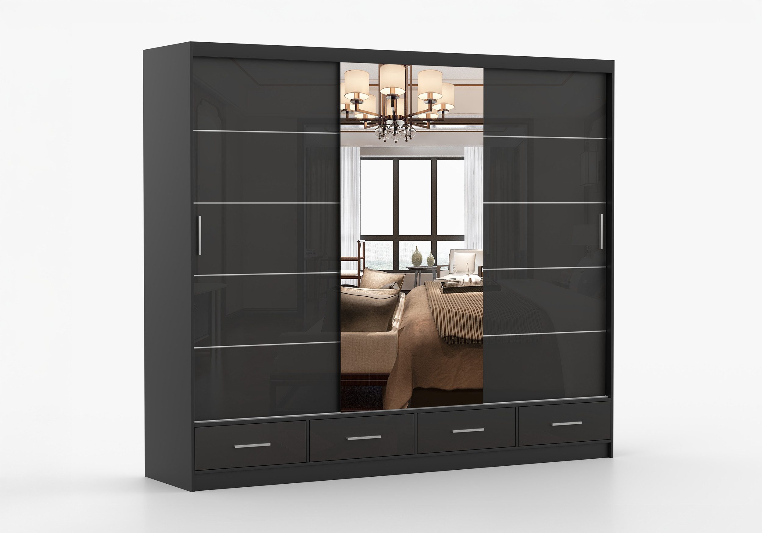imoebel24 Schwebetürenschrank FLORENCE S 250 cm günstig online kaufen