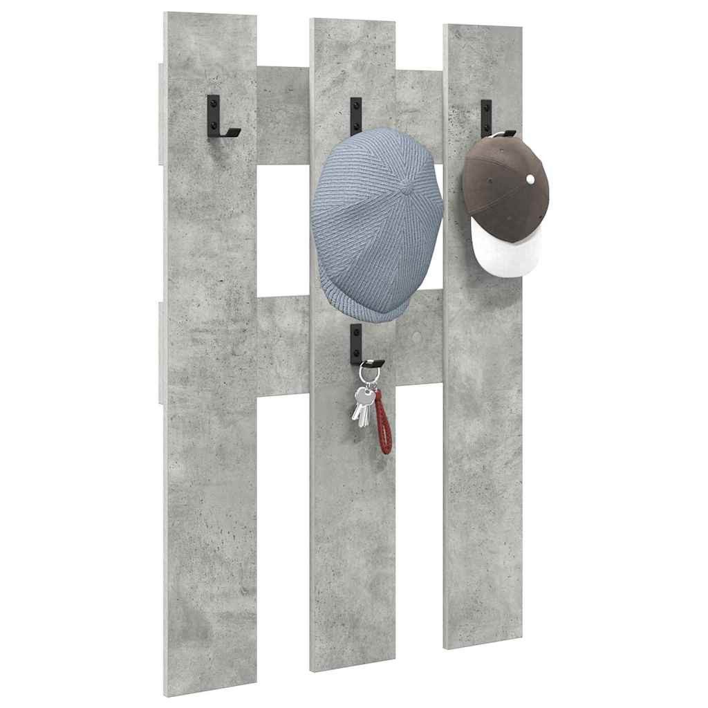 vidaXL Regal Wandmontierter Kleiderständer Betongrau 65 günstig online kaufen