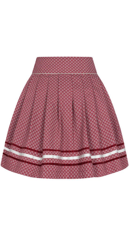 Nübler Trachtenrock Trachtenrock Gloria in Rot von Nübler günstig online kaufen