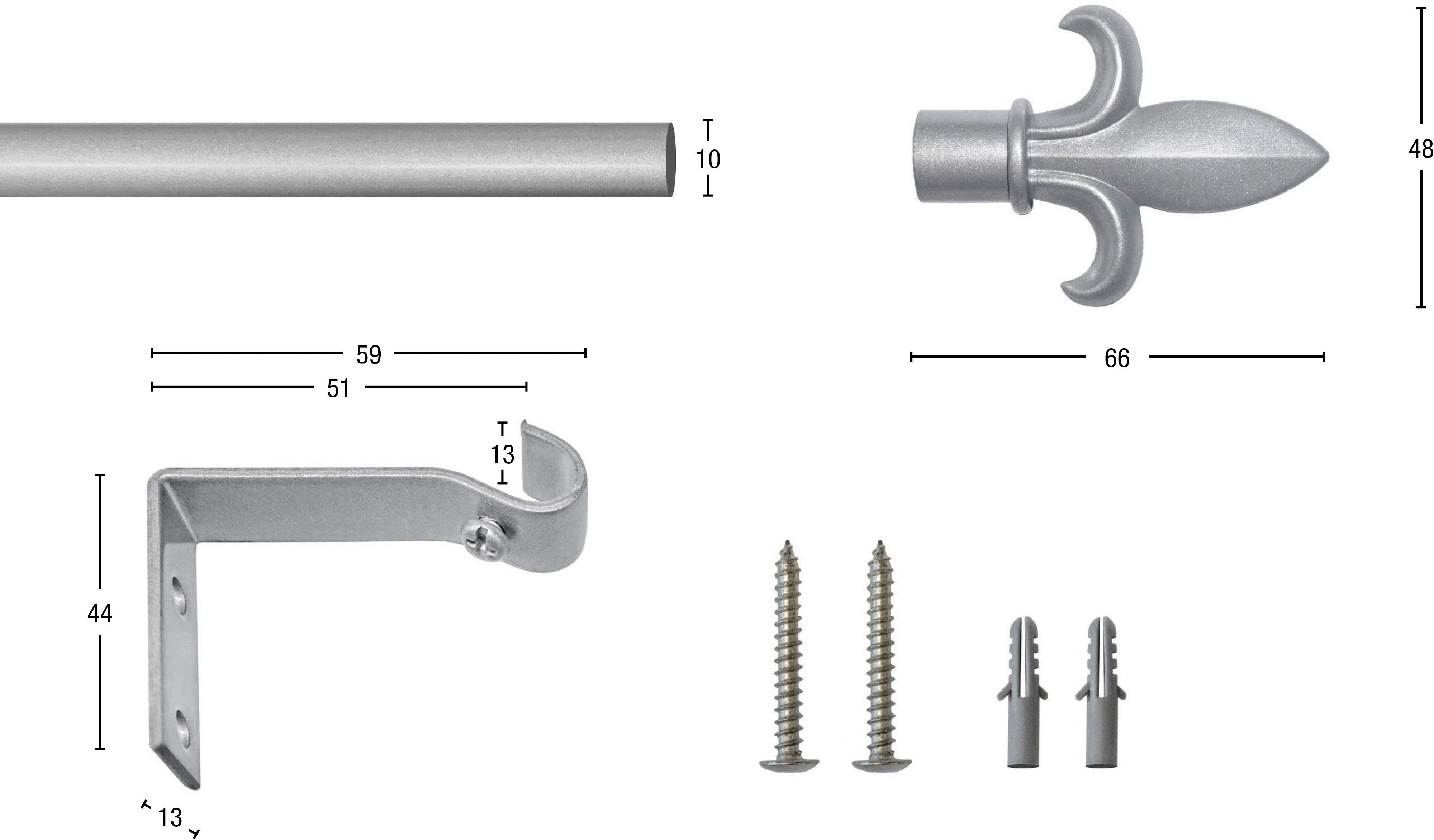 Gardinenstange »Mini«, GARESA, Ø 10 mm, 1-läufig, Wunschmaßlänge-kaufen