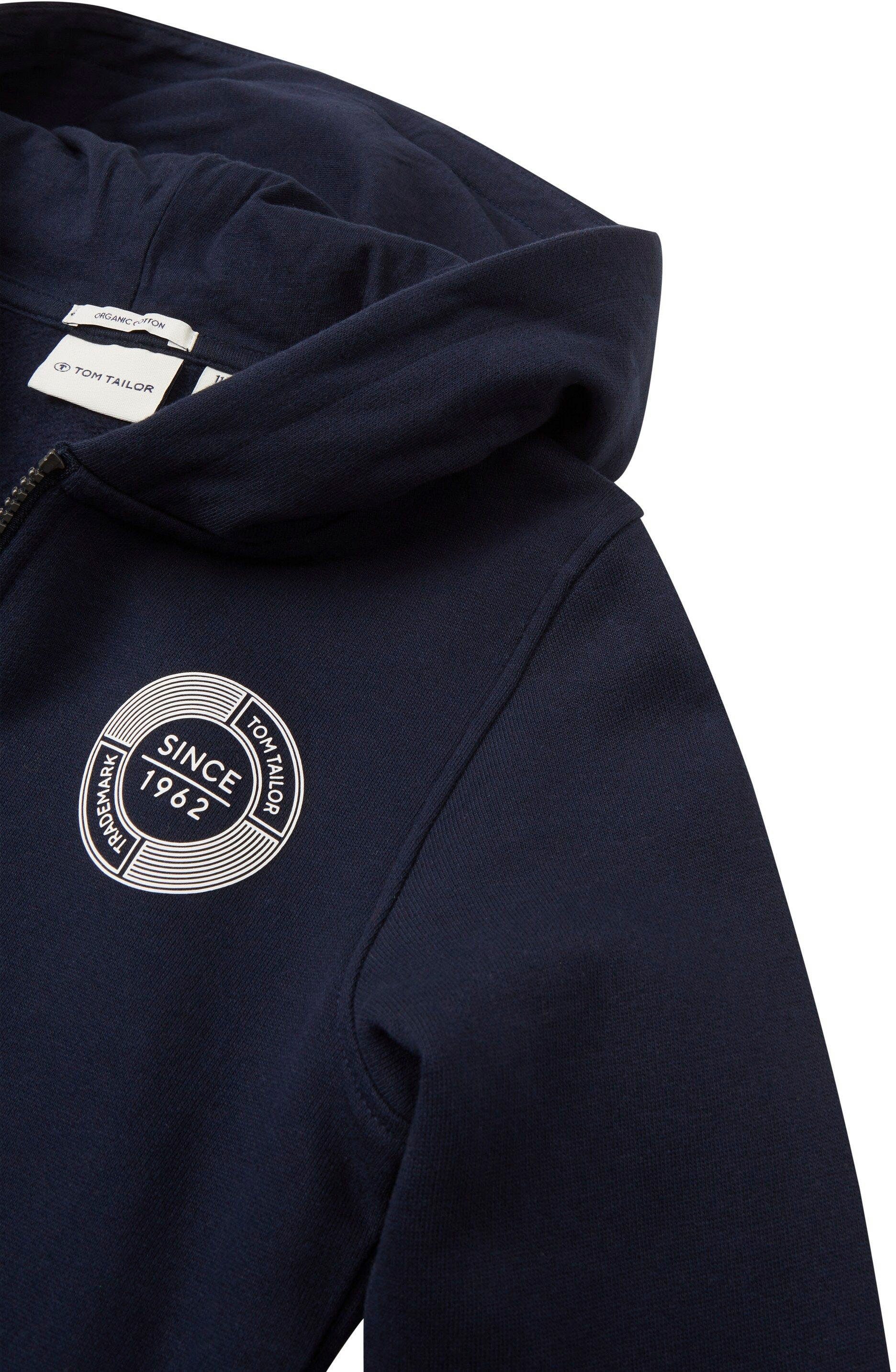 TOM TAILOR Sweatjacke mit Kapuze