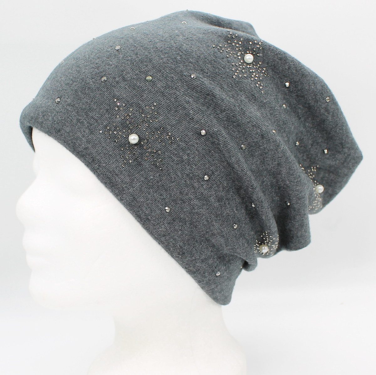 dy_mode Beanie Damen Beanie Mütze mit Glitzer – Gefütterte Beanie für kalte günstig online kaufen