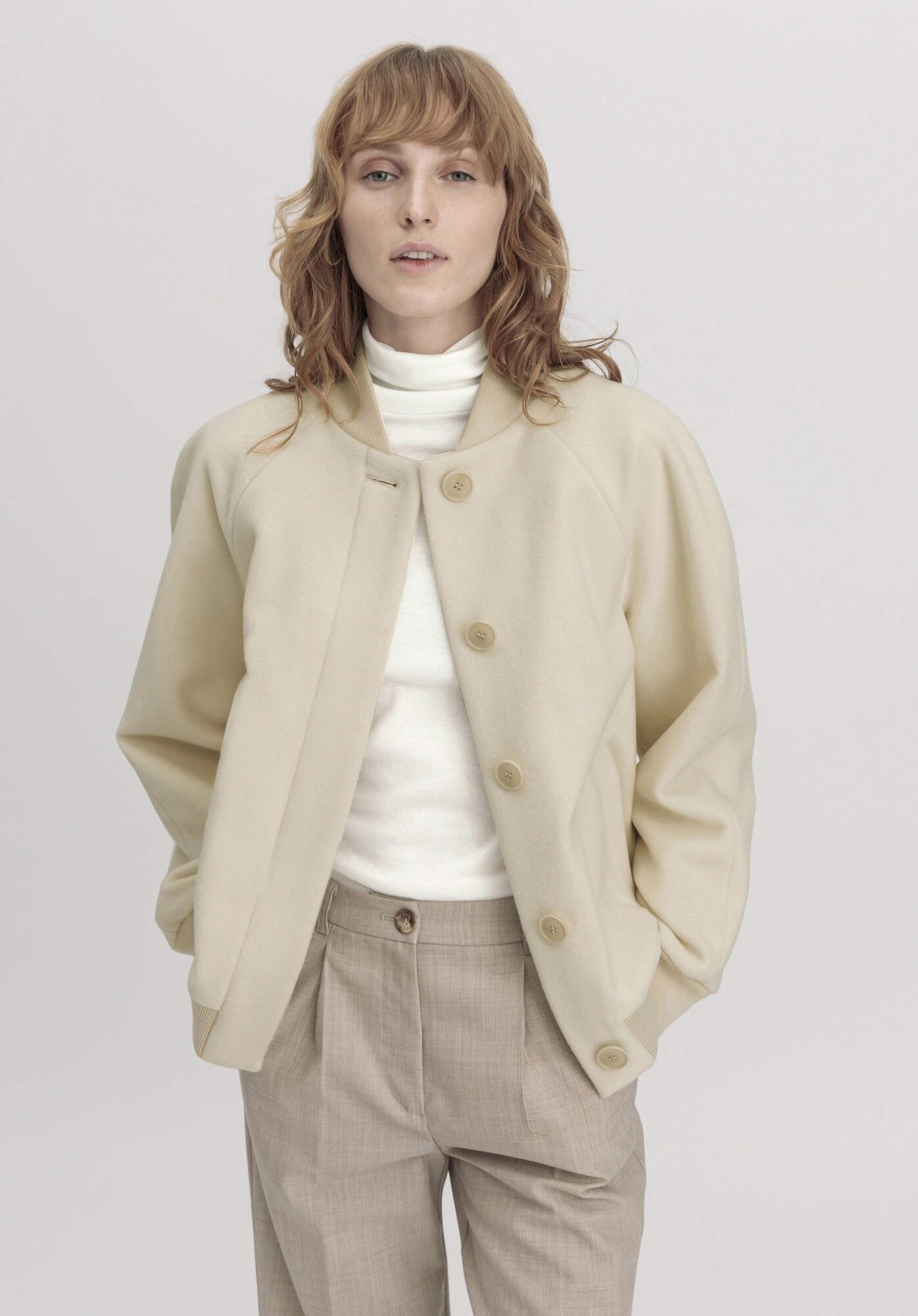 Hessnatur Outdoorjacke aus reiner Bio-Merinowolle (1-St) günstig online kaufen