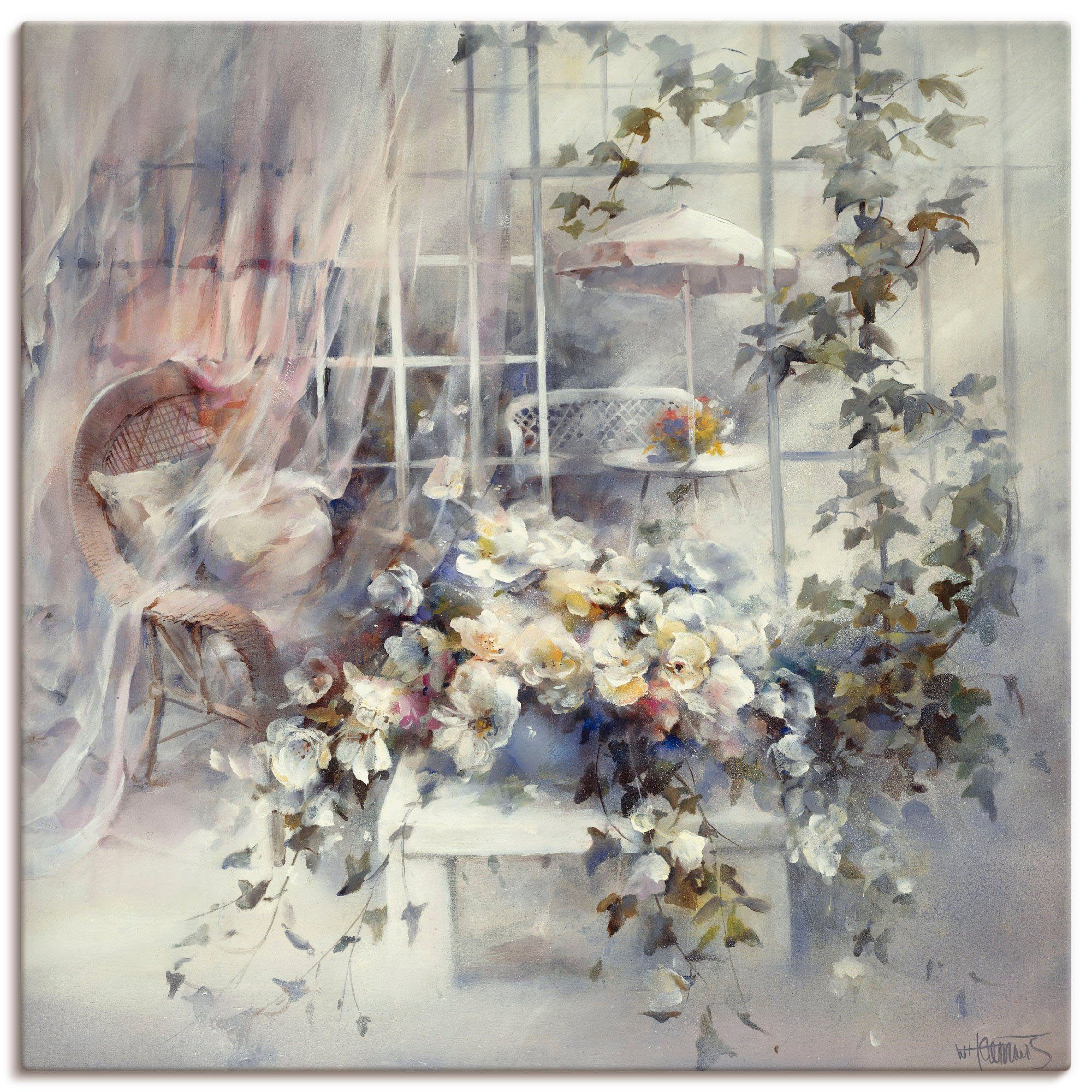 Artland Wandbild Bezaubernde Moment, Blumen (1 St), als Leinwandbild, Poster, Wandaufkleber in verschied. Größen