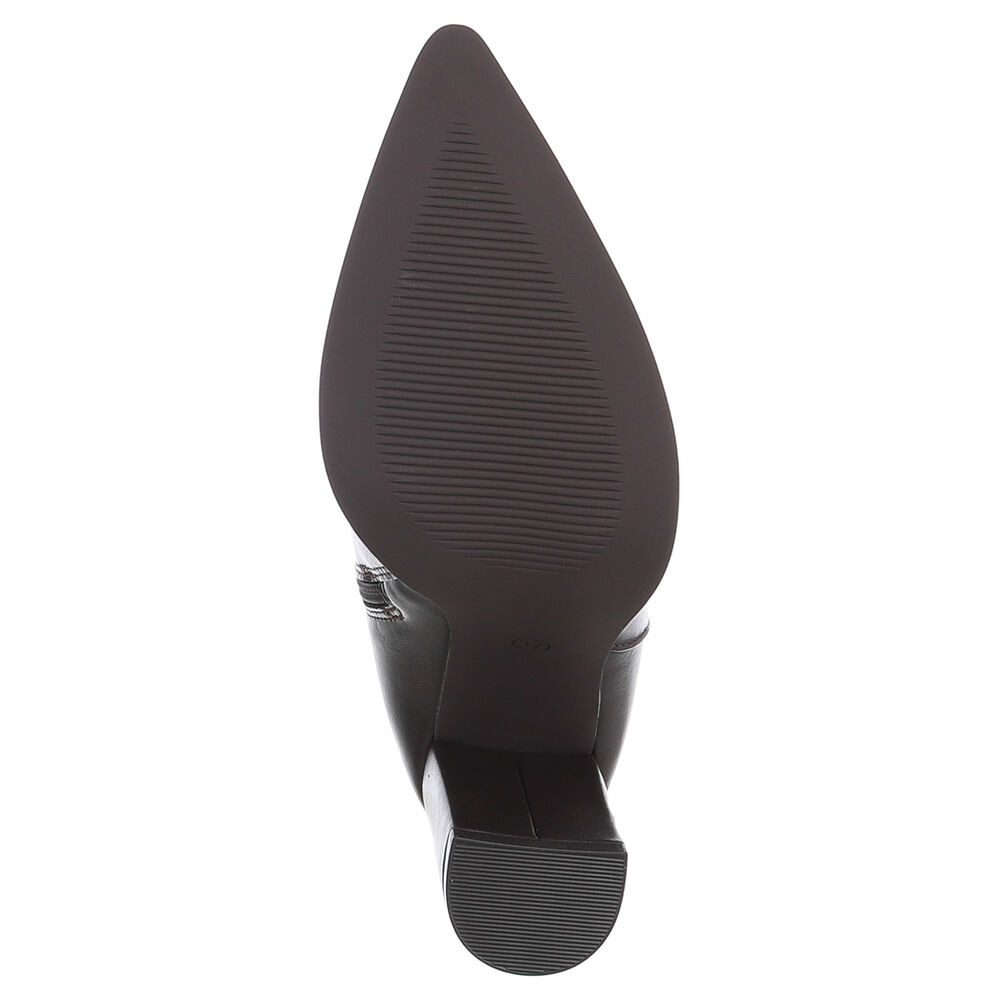 Ital-Design Damen Stiefelette mit Blockabsatz und Schnalle High-Heel-Stiefelette (92299739) Blockabsatz Stiefeletten in Braun – Bild 3 von 5