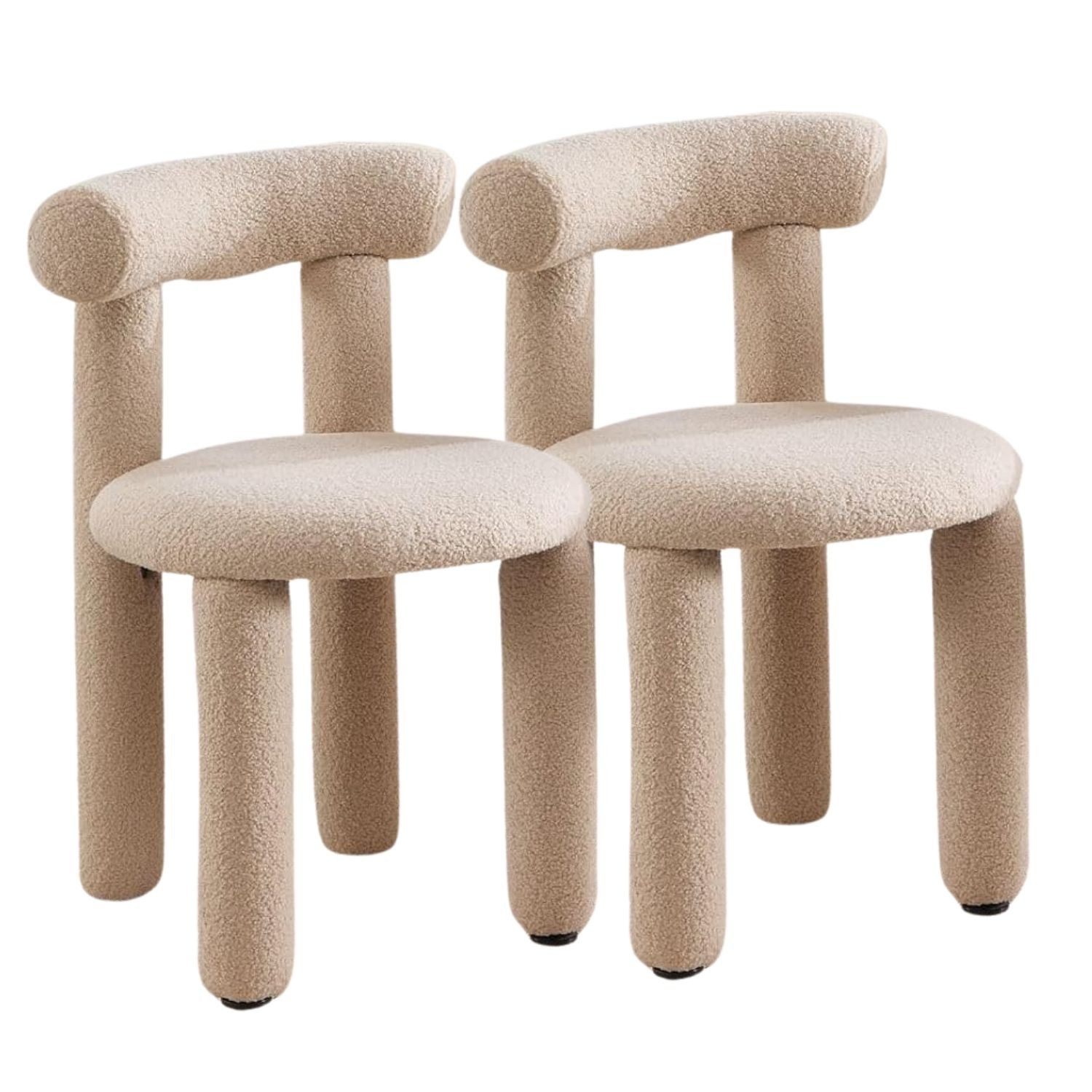 WAHSON OFFICE CHAIRS Esszimmerstuhl 2er Set Moderne Akzentstühle ohne Armlehne für Esszimmer